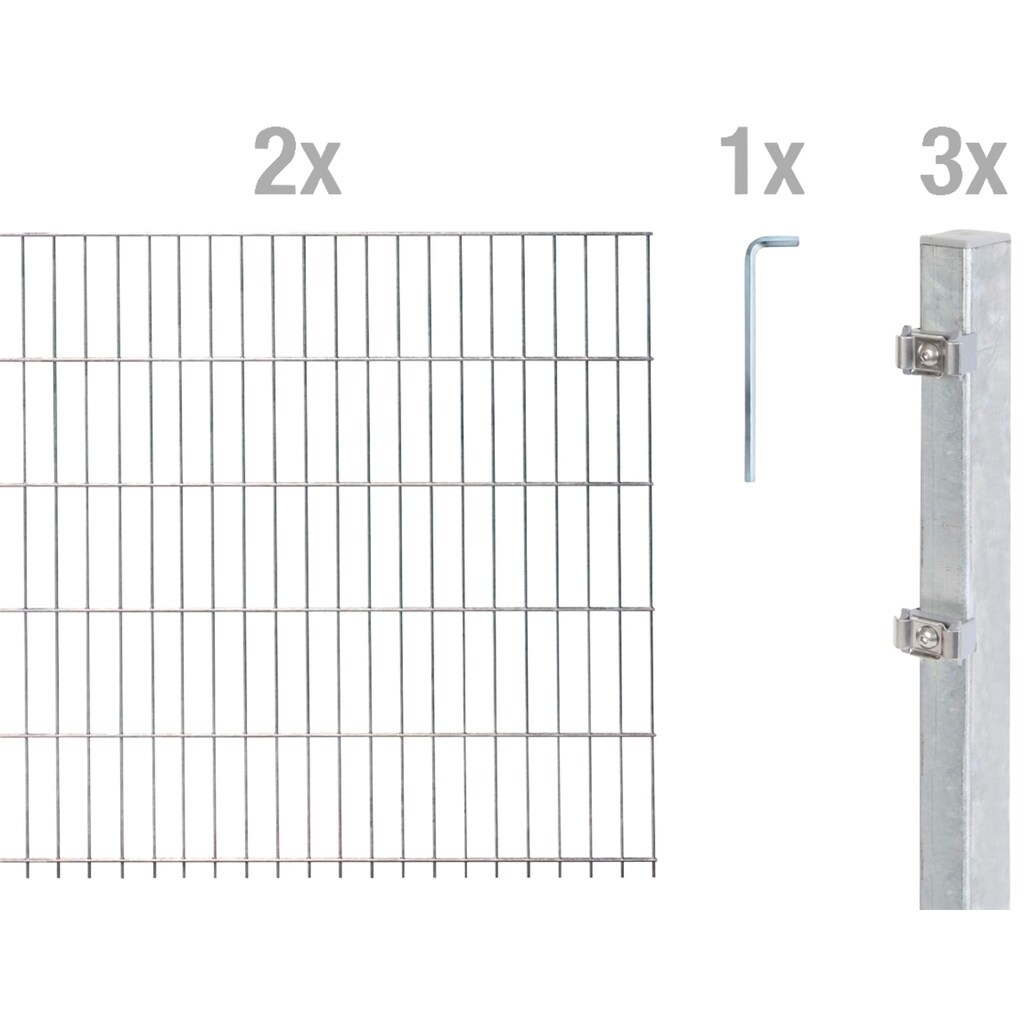 Alberts Doppelstabmattenzaun »Grundset«