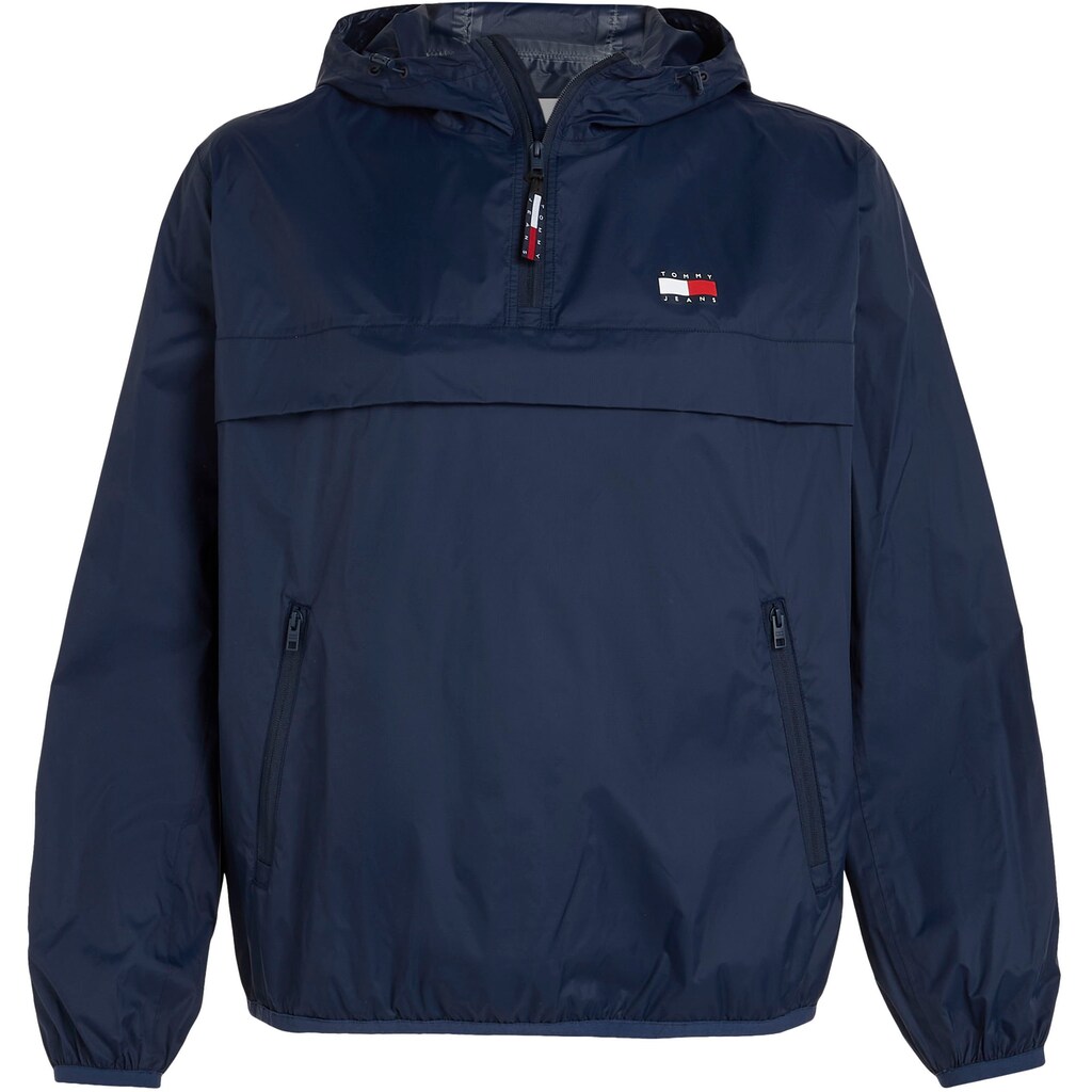 Tommy Jeans Plus Windbreaker »TJM PLUS PCK CHICAGO POPOVER«, mit Kapuze