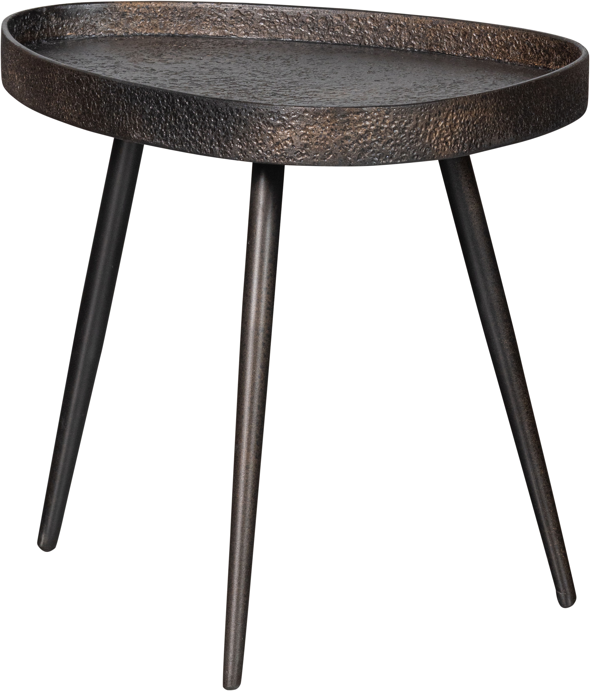 WOOOD Beistelltisch »Crude mit Multiplex-Zinkbeschichtung und Metallbeinen 71 x 52 x 39 cm« Set, 2 Stk. tlg. 2er-Set, unterschiedliche Größen im Set, Tragkraft je 15 kg