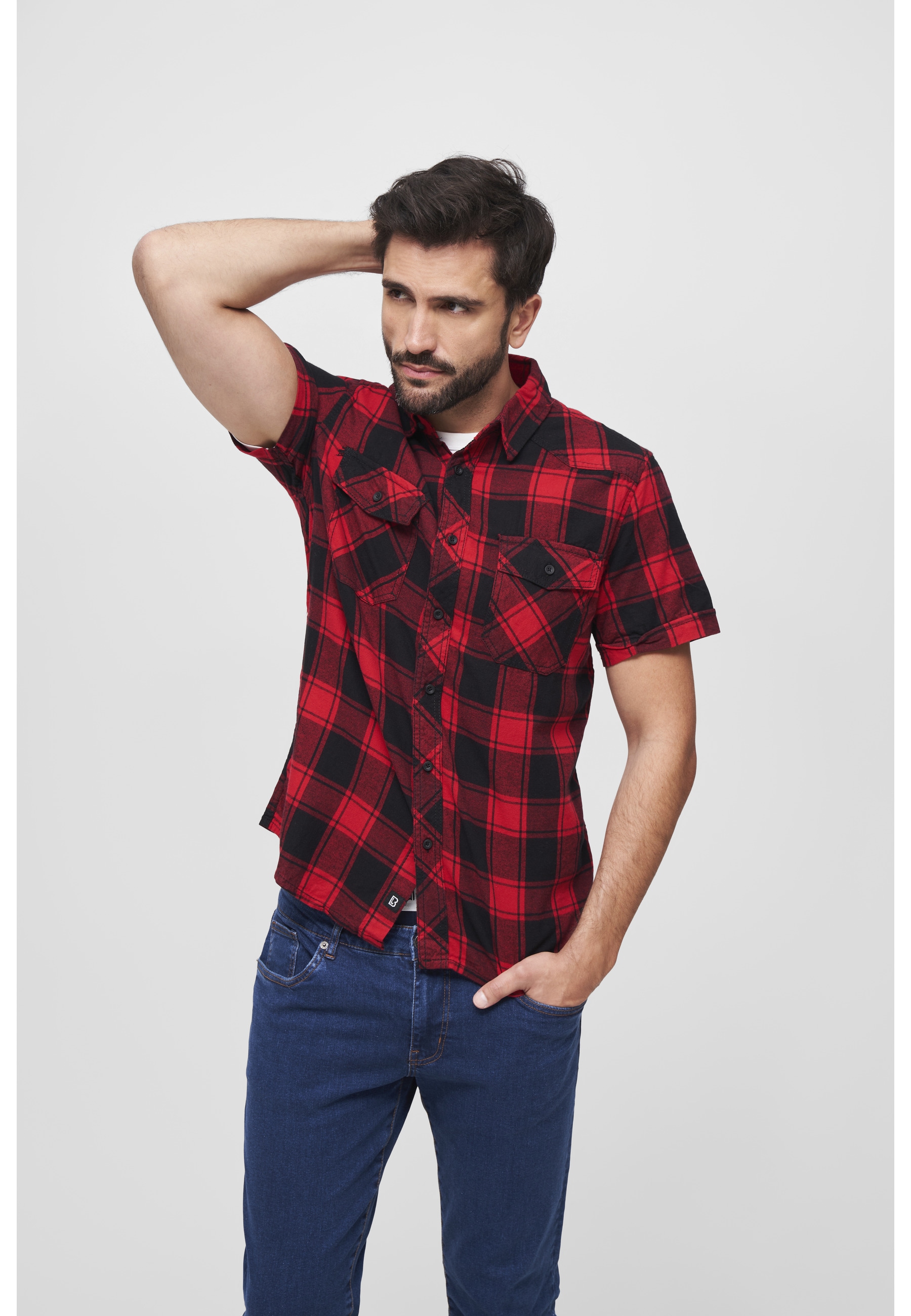 Brandit Kurzarmshirt »Brandit Herren Checkshirt Halfsleeve« 1 Stk.