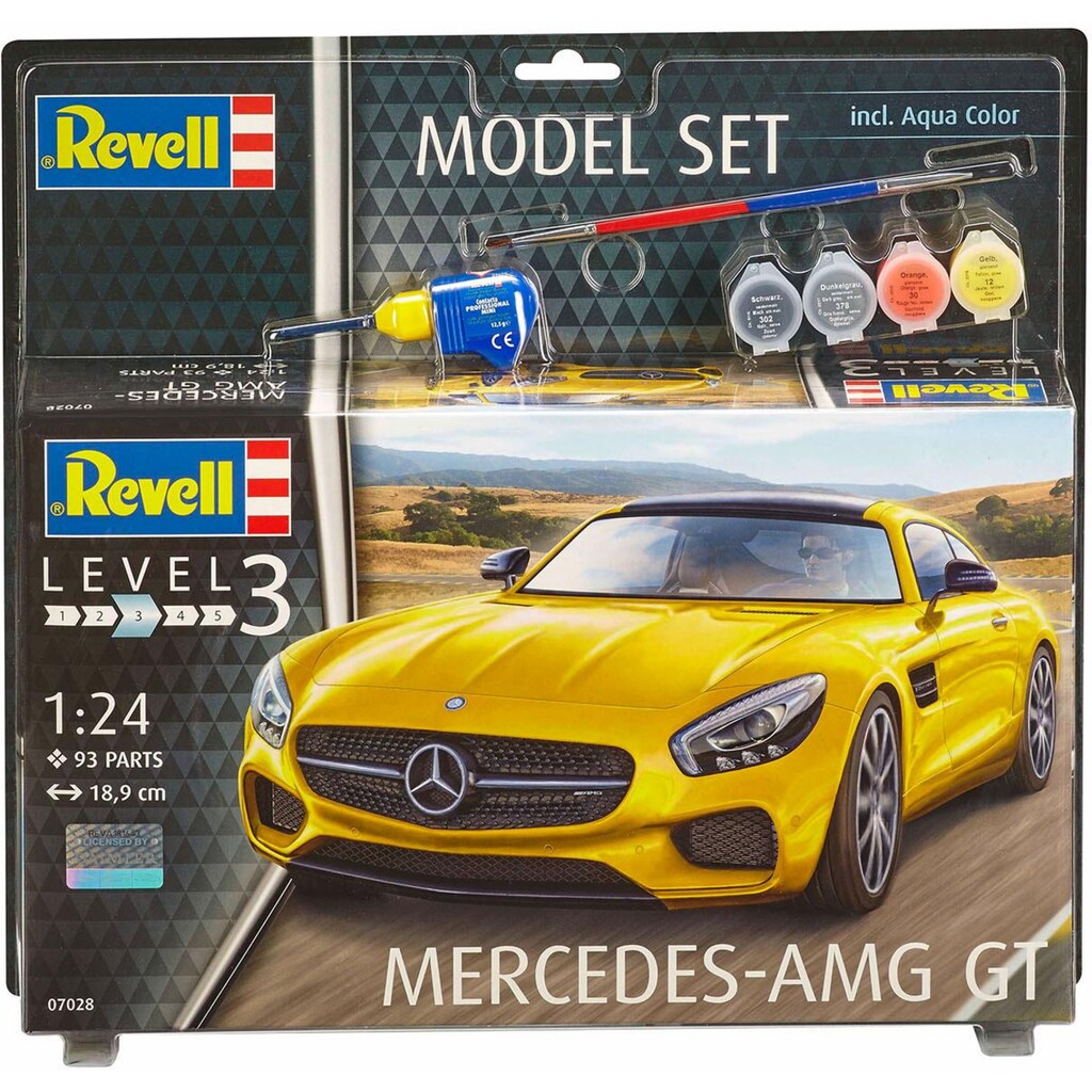 Revell® Modellbausatz »Model Set, Mercedes-AMG GT«, (Set), 1:24