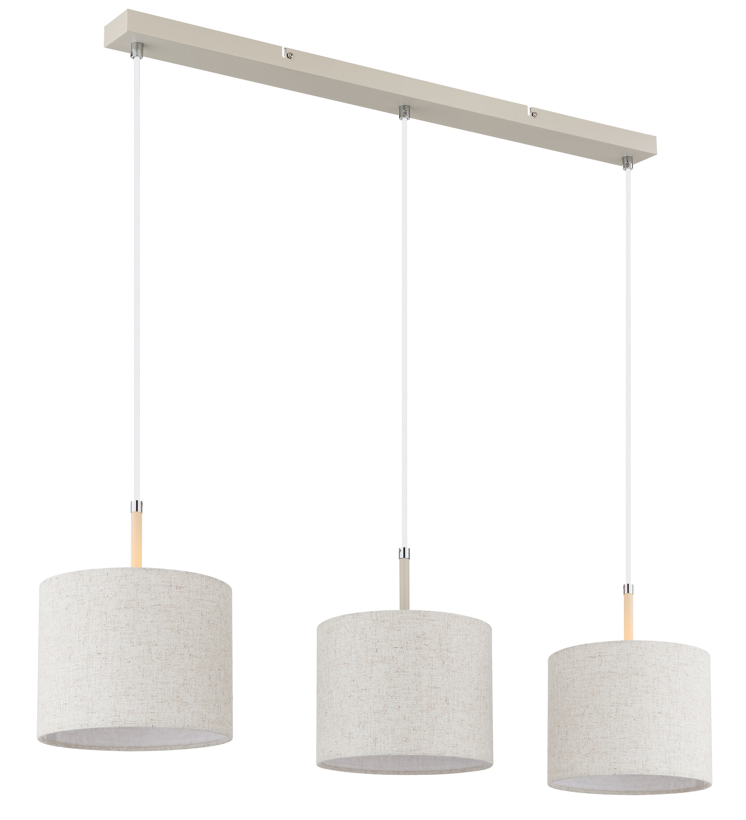 GLOBO LIGHTING Hängeleuchte »DELEON« E27 1 Stk. Moderne Wohn- & Esszimmer Hängeleuchte sandfarben