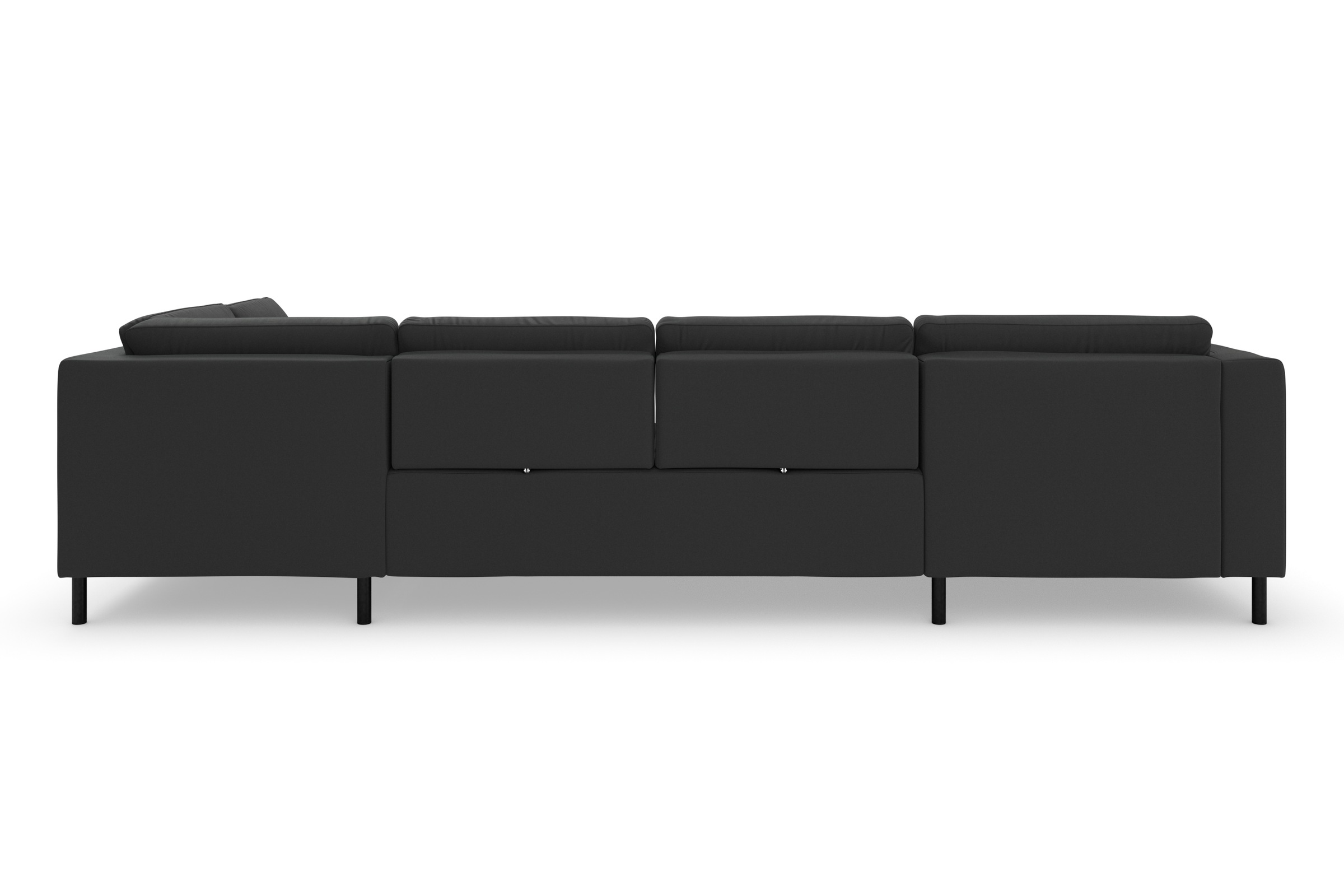 sit&more Wohnlandschaft »Olsen U-Form« inklusive Sitztiefenverstellung, wahlweise mit Bettfunktion, 15cm hoch
