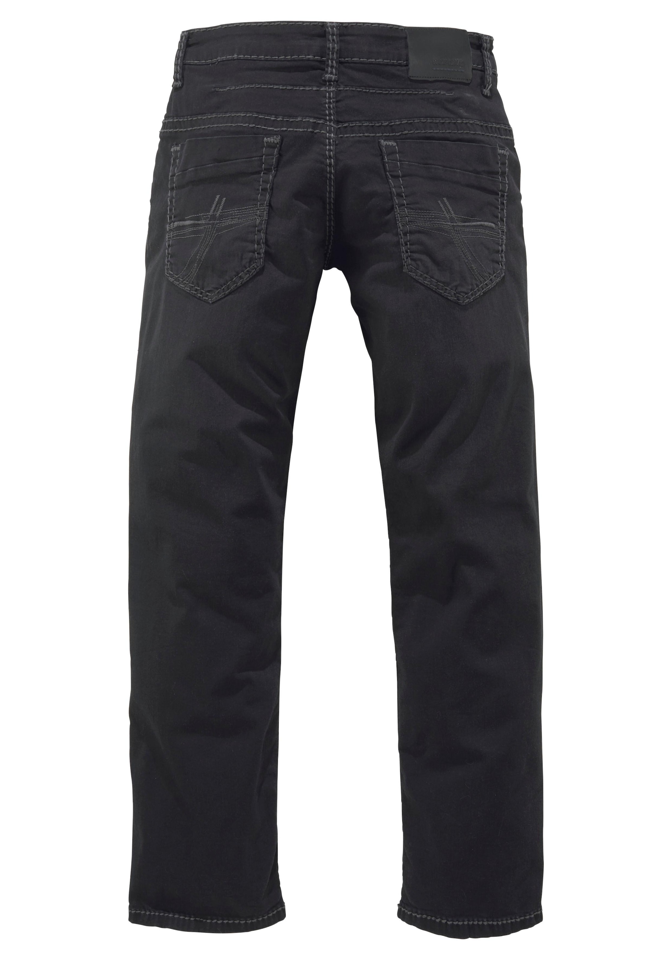 CAMP DAVID Loose-fit-Jeans »CO:NO«, mit markanten Nähten und Stretch