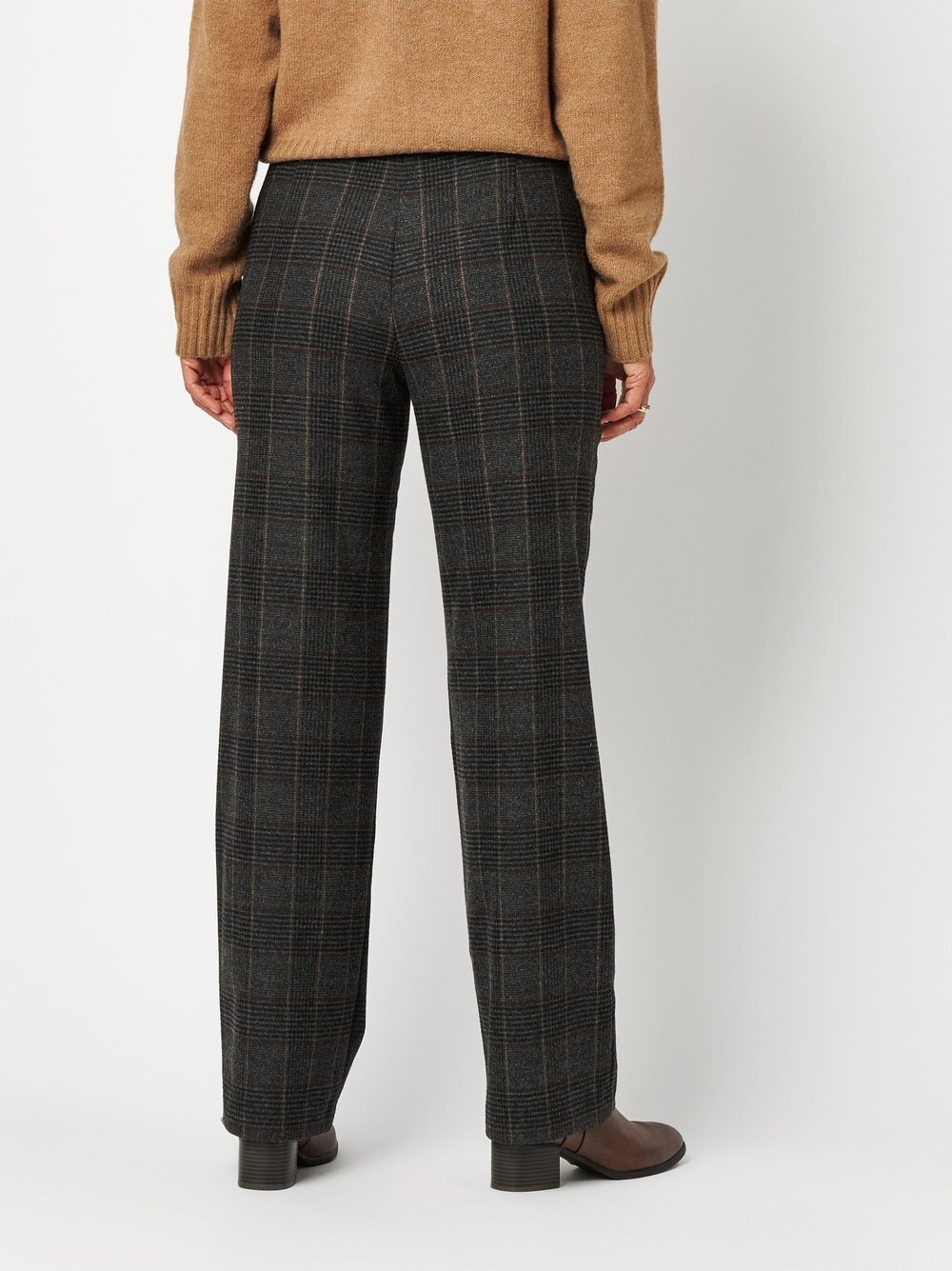 Relaxed Palazzohose »Scarlet Wide«  mit Karomuster