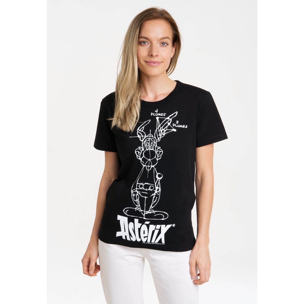 LOGOSHIRT T-Shirt »Asterix der Gallier - Asterix Skizze«