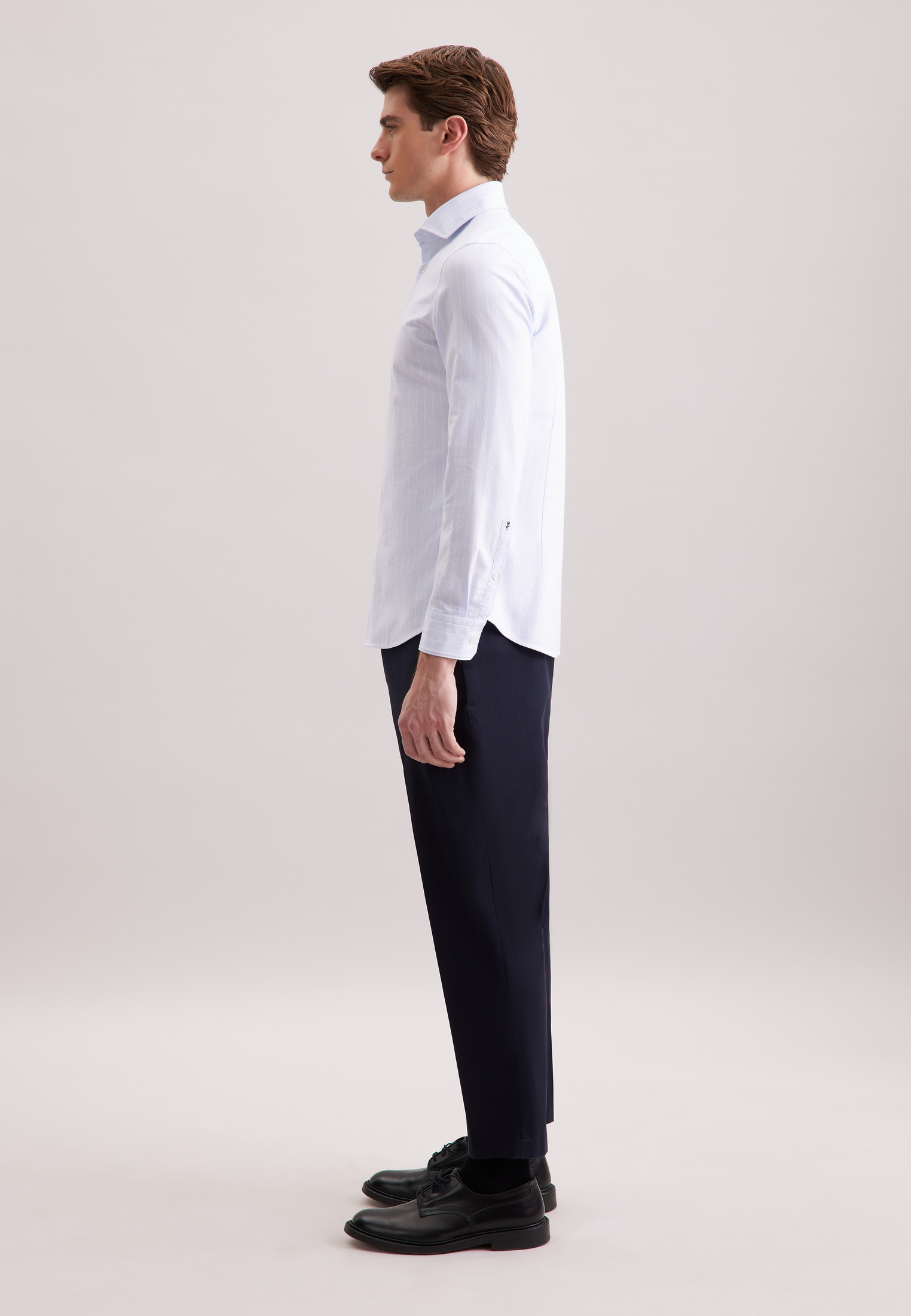 seidensticker Businesshemd Slim 1/1 Kentkragen Gestreift