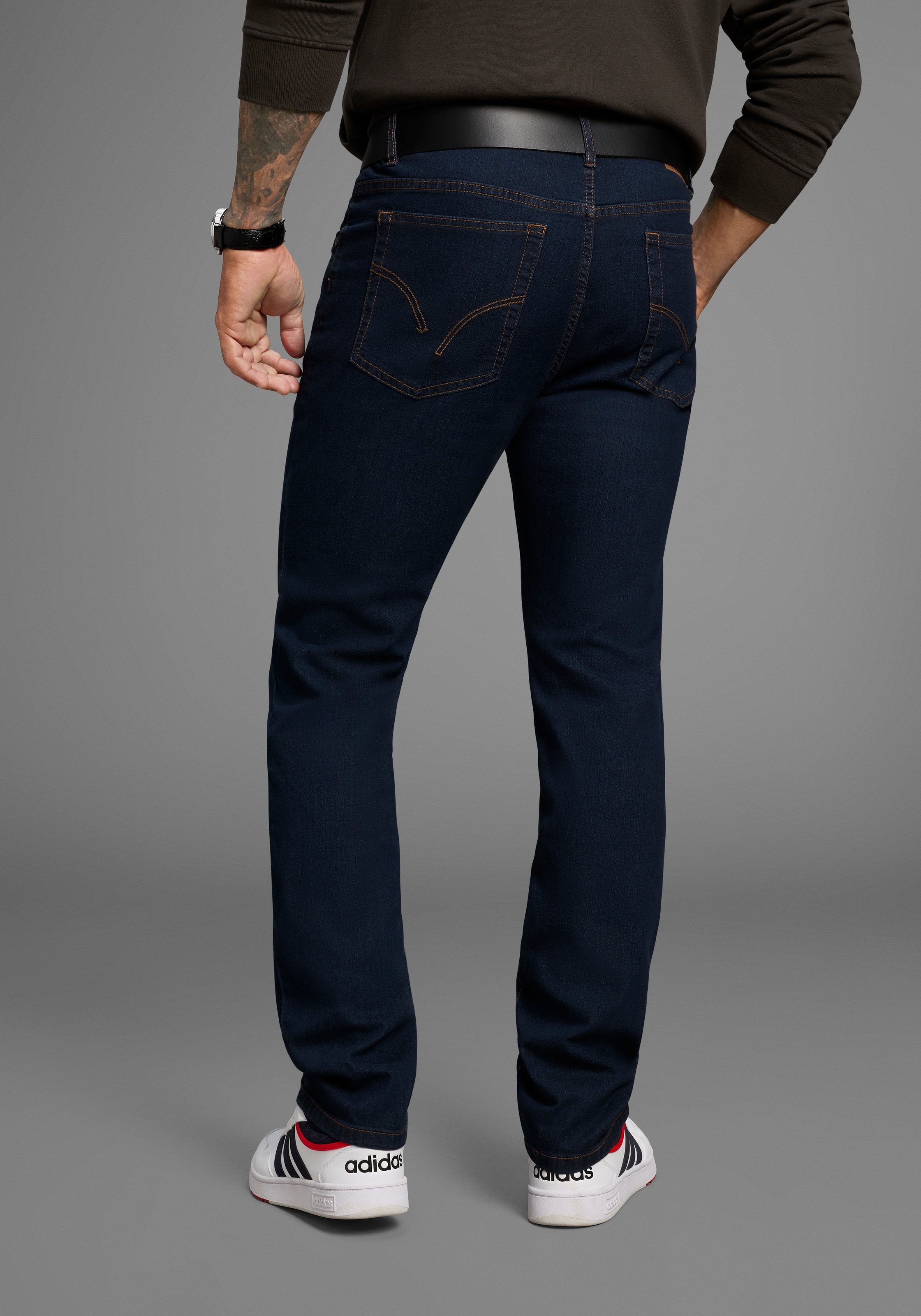 Arizona Dehnbund-Jeans "Paul", elastischer Dehnbund, Comfort-Fit, gerader B günstig online kaufen
