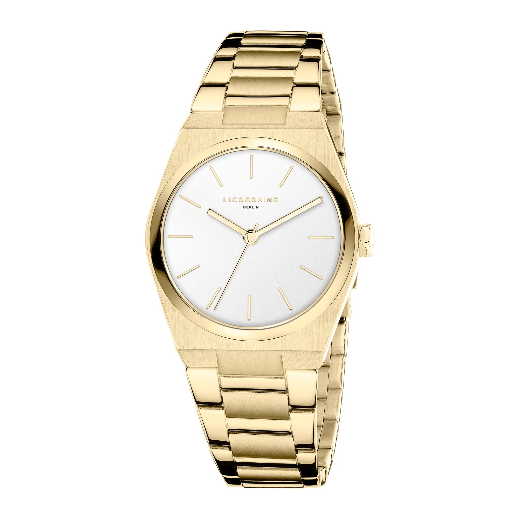 Liebeskind Berlin Quarzuhr »Minimalist 45 mm«, Armbanduhr, Damenuhr, Edelstahlarmband, analog