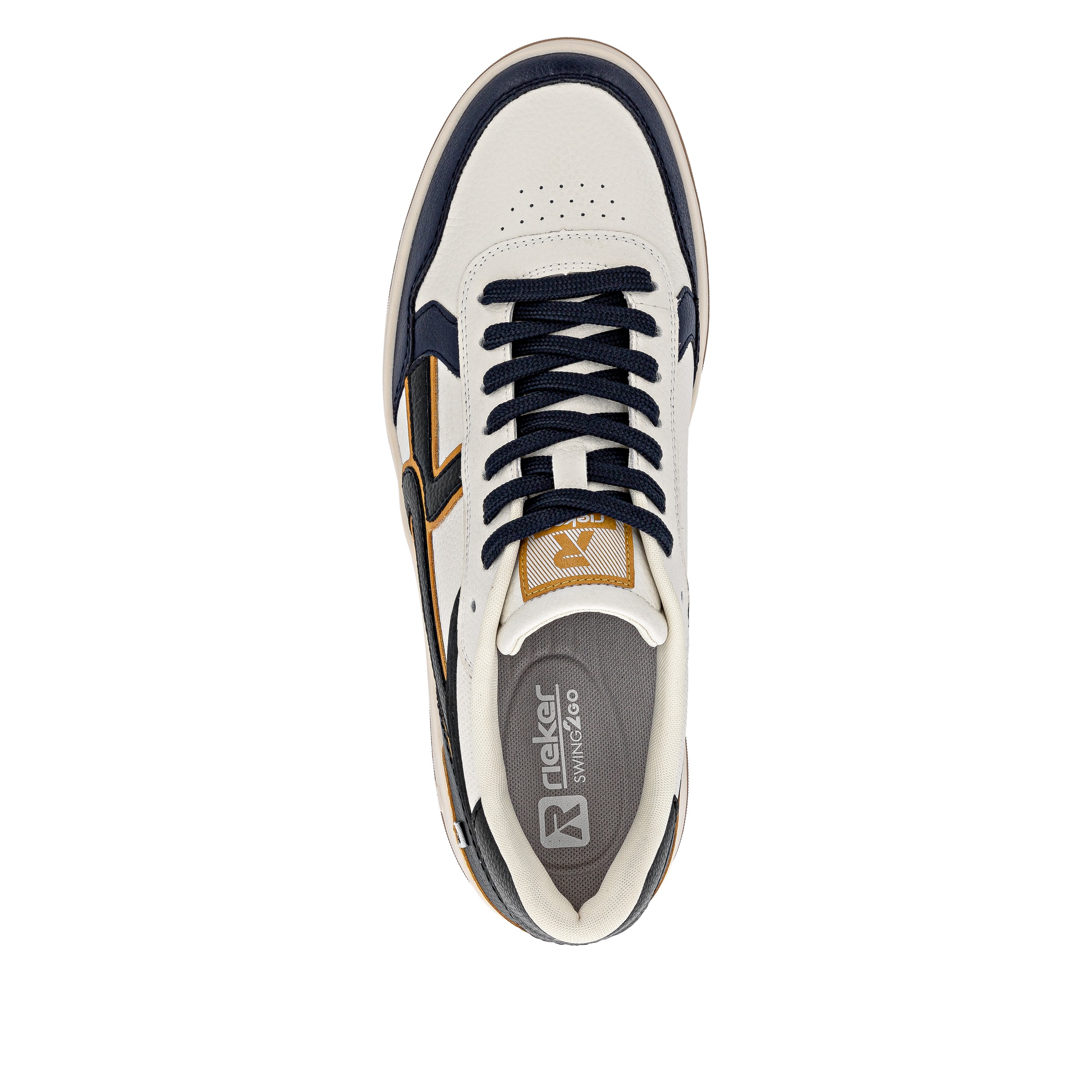 RIEKER Sport Sneaker »Swing2GO«, Halbschuh, Schnürschuh, Retro-Sneaker mit Schaftrandpolsterung