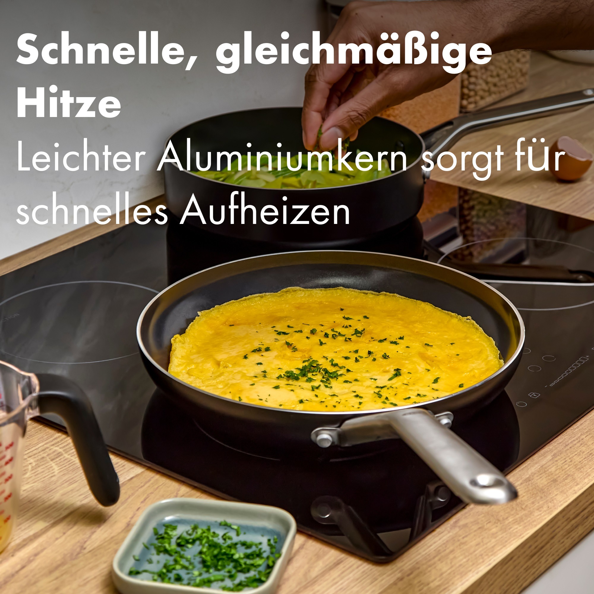 OXO Good Grips Bratpfanne »Antihaft Agility Pfanne« Aluminium 1 tlg. Kochen im Alltag leicht gemacht