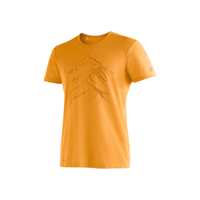 Maier Sports T-Shirt »Burgeis 17 M«, Herren Kurzarmshirt mit Print für  Wandern und Freizeit ▷ für | BAUR