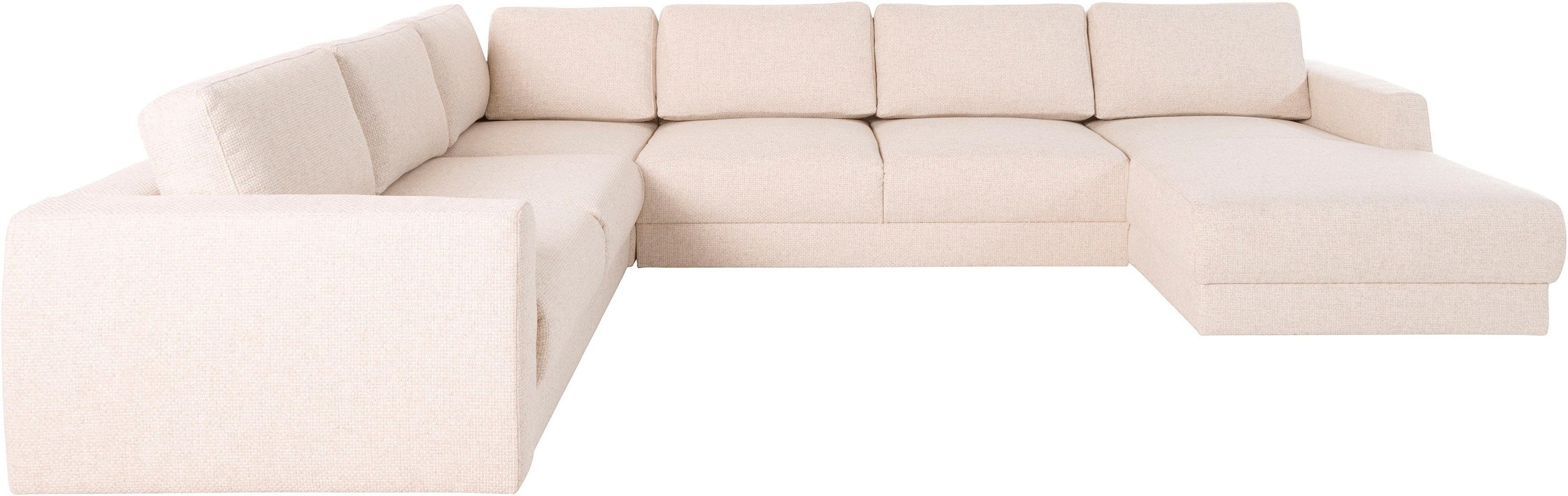 Home affaire Wohnlandschaft "Hobro U-Form" in 3 Bezugsqualitäten in vielen günstig online kaufen