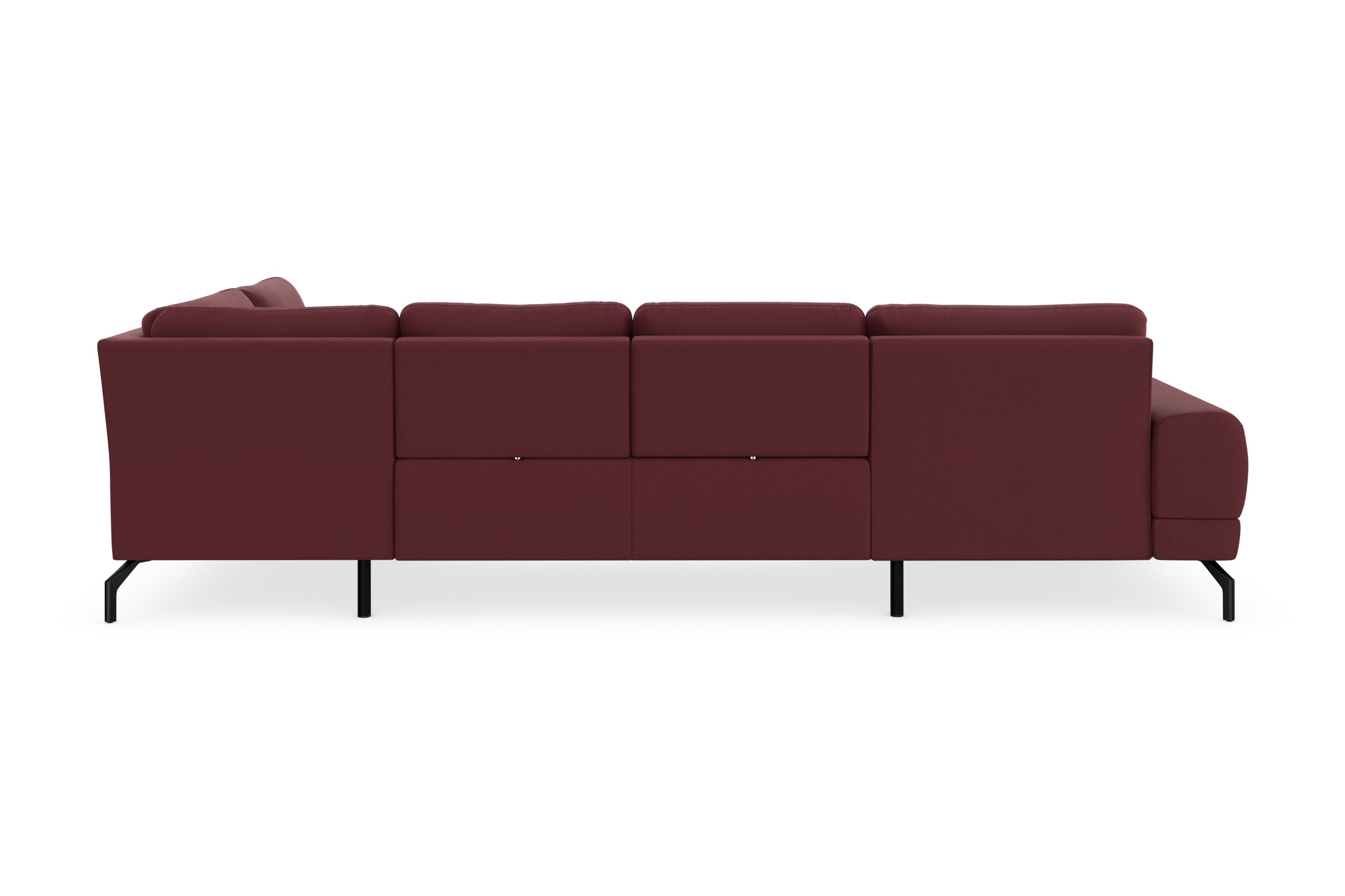 sit&more Wohnlandschaft »Cinturo U-Form«, inklusive Sitztiefenverstellung und Federkern, Sitzhöhe 48 cm