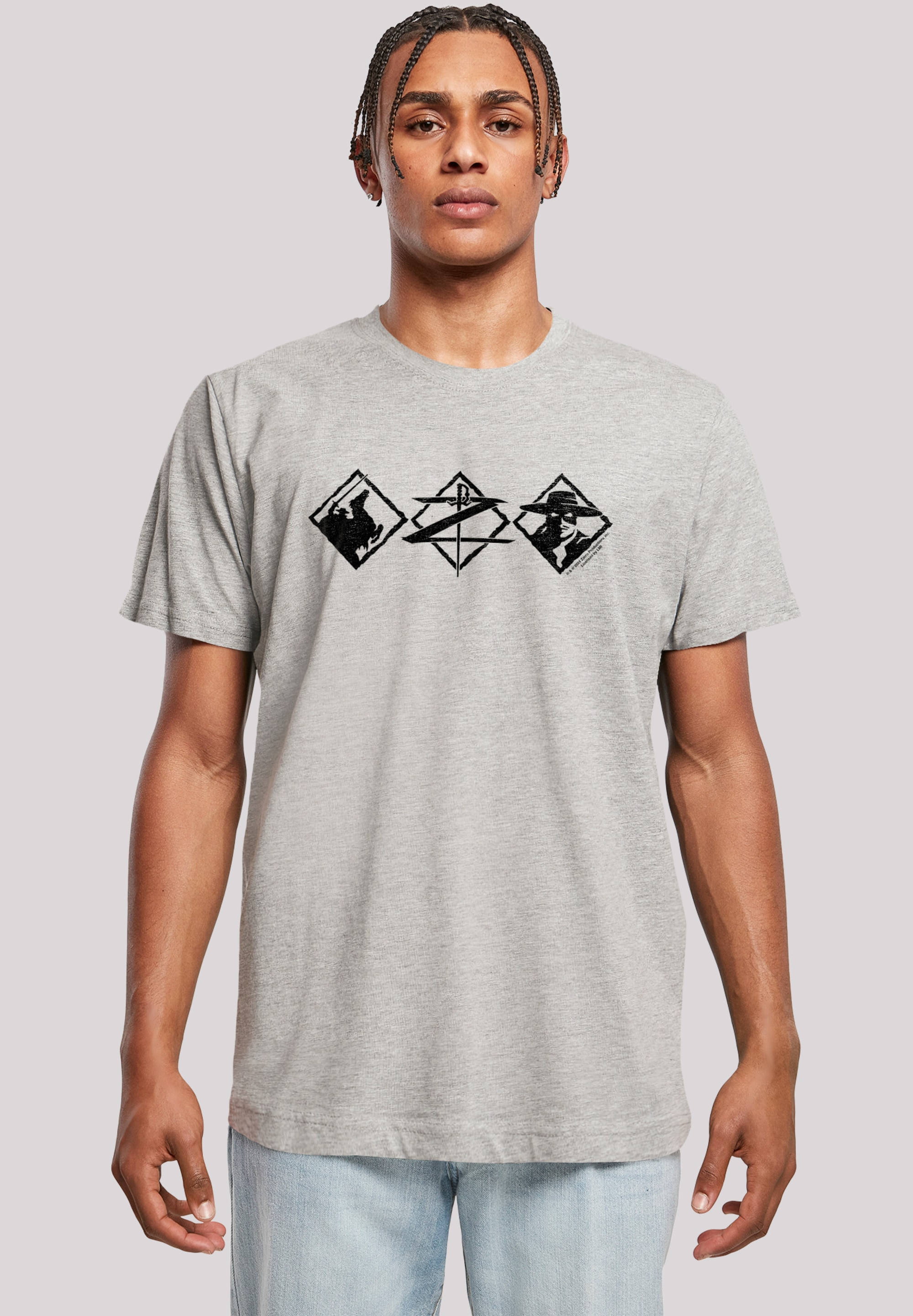 F4NT4STIC T-Shirt "Zorro Diamond Trio", Premium Qualität günstig online kaufen