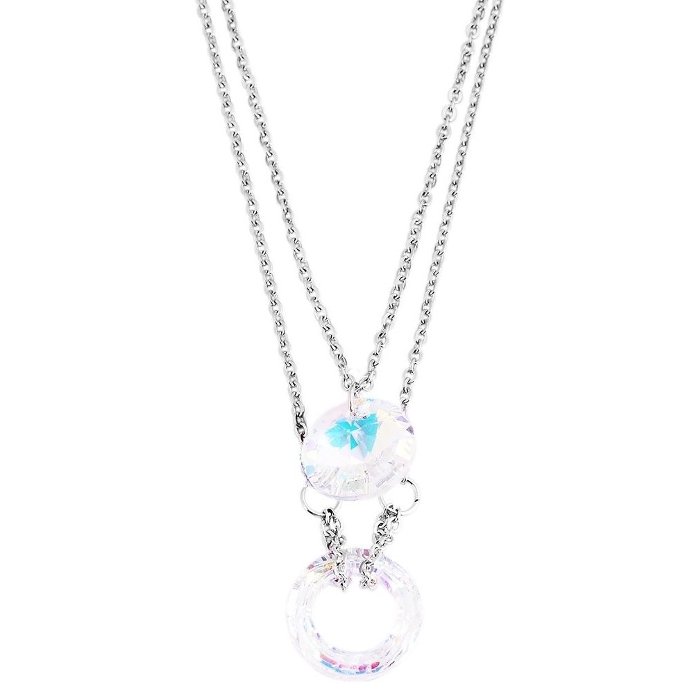 Kette ohne Anhänger ADELIA´S "Damen Halskette – Ankerkette aus Edelstahl 45 cm", silber, Halsketten, Damen, 45cm, Edelstahl, Perfekt als Geschenk zum Jubiläum