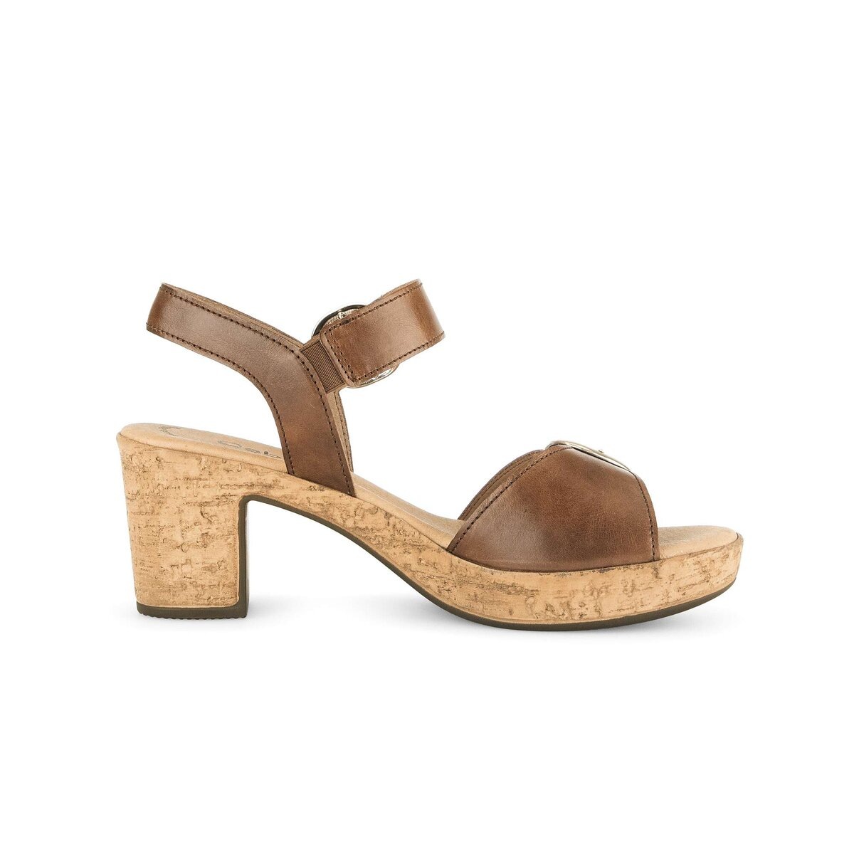 Riemchensandale GABOR "Riemchensandale", Damen, Gr. 37,5, braun, Schuhe Riemchensandale 2