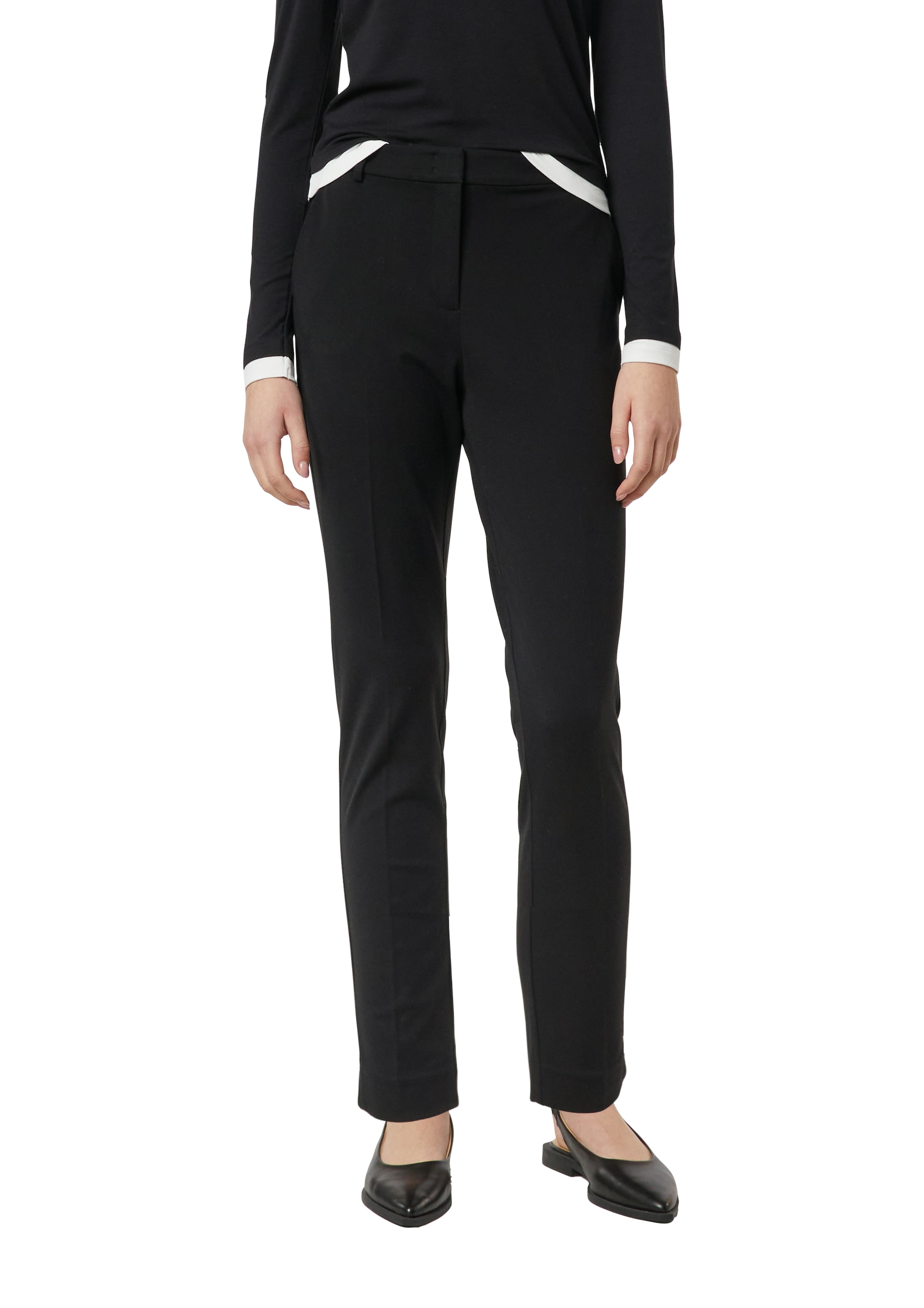 Comma Stoffhose mit Bundfalte und Viskose-Stretch günstig online kaufen