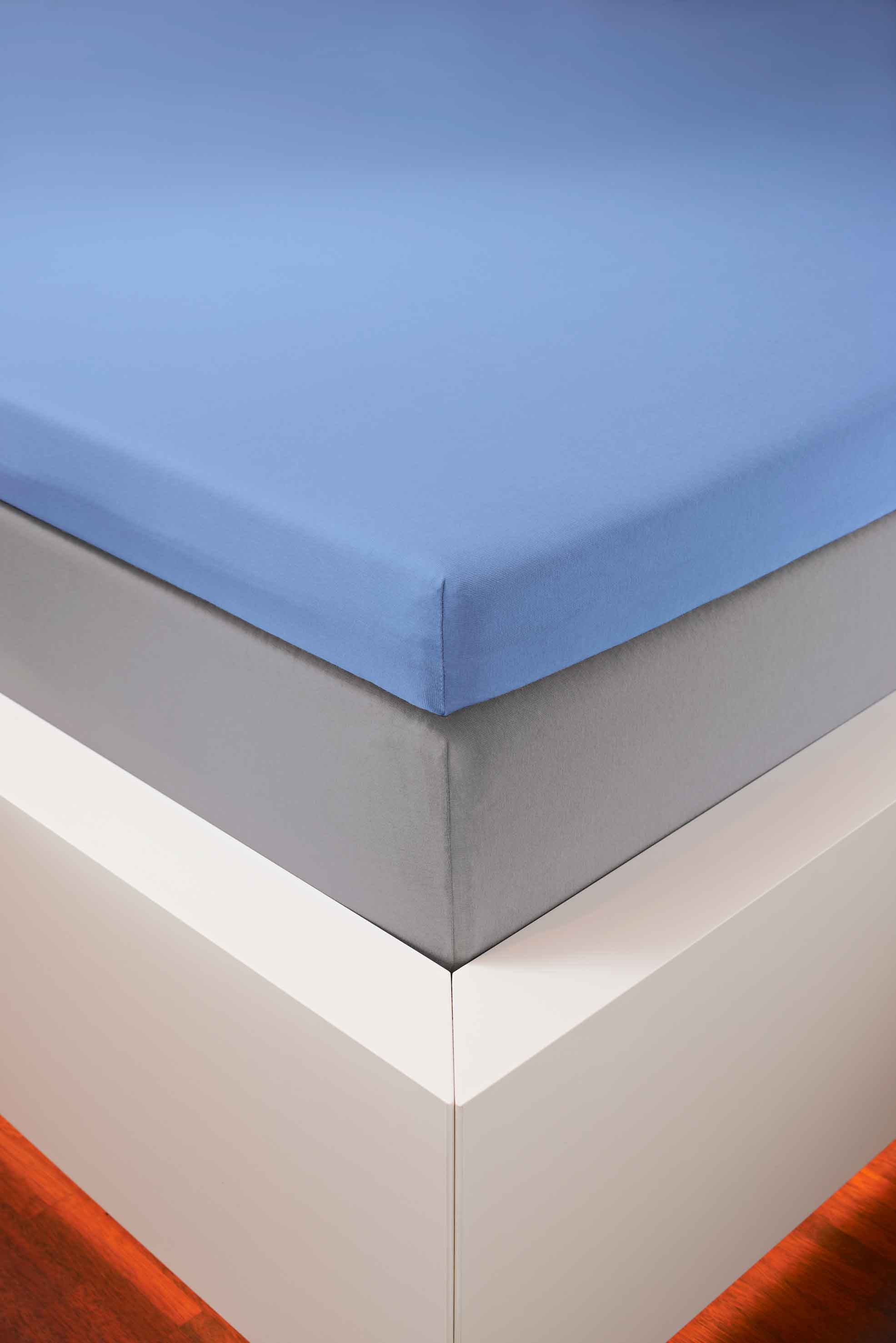 bellana Spannbettlaken "bellana deluxe für Topper, mit Elasthan, Premium Jersey 230 g/m²" mit 5% Elasthan, für Topper mit 4-10cm Höhe, bügelfrei, faltenfrei