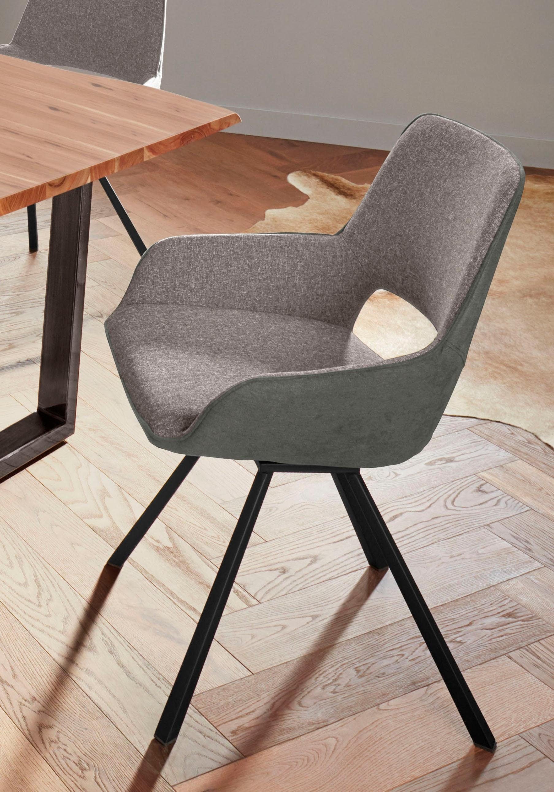 MCA furniture 4-Fußstuhl »Parana«, (Set), 2 St., Stuhl belastbar bis 120 Kg
