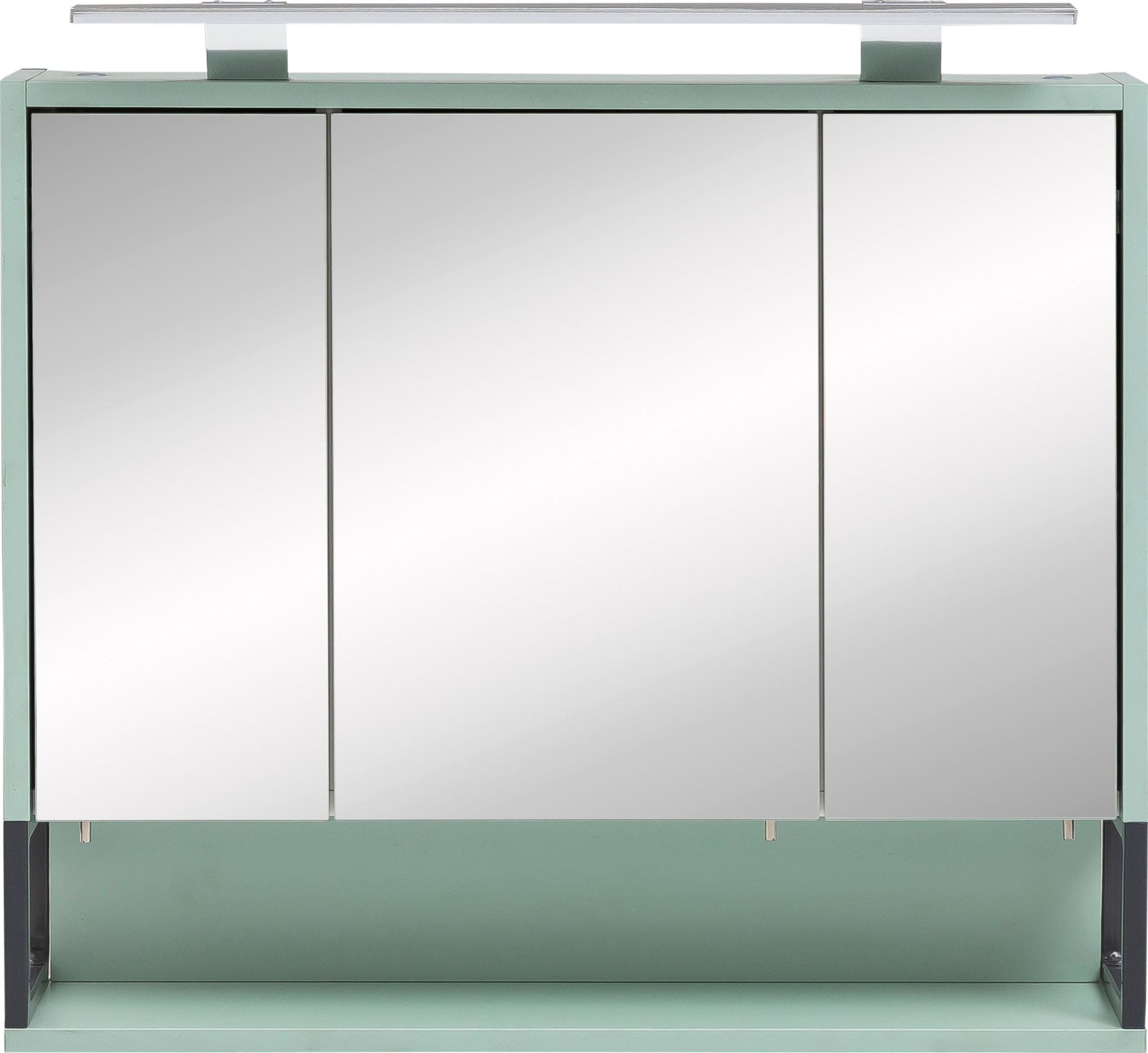 Schildmeyer Spiegelschrank »Limone«, Breite 70 cm, 3-türig, LED-Beleuchtung,  Schalter-/Steckdosenbox kaufen | BAUR