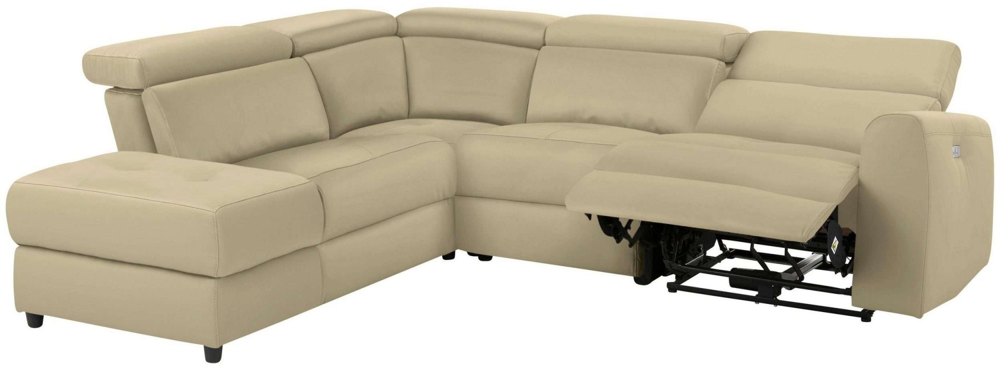 Home affaire Ecksofa »Sentrano, L-Form,«, 273 cm, man. o. elektr. Relaxfunktion und USB/Kopfverstellung