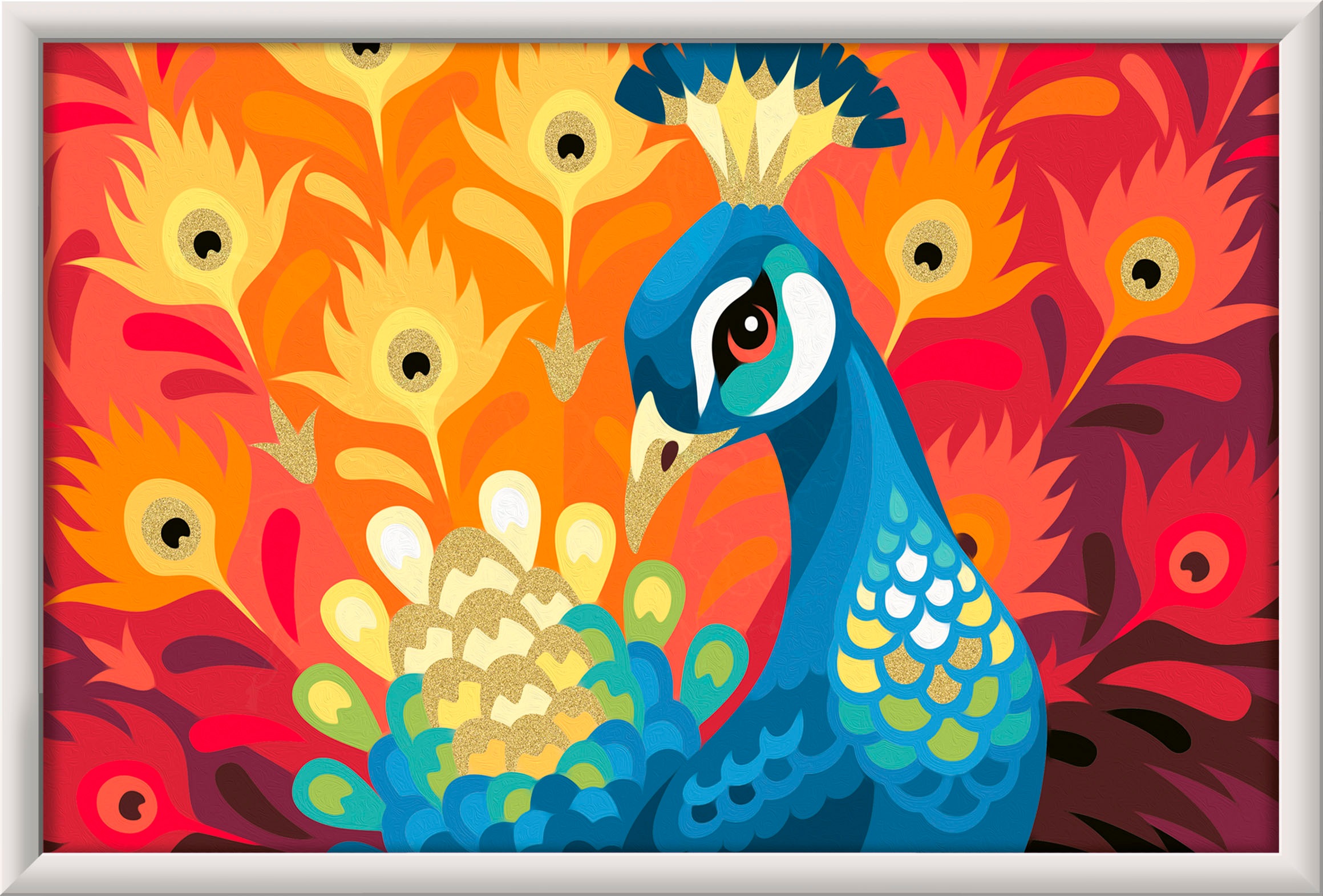 Ravensburger Malen nach Zahlen »CreArt, Stolzer Pfau«, Made in Europe