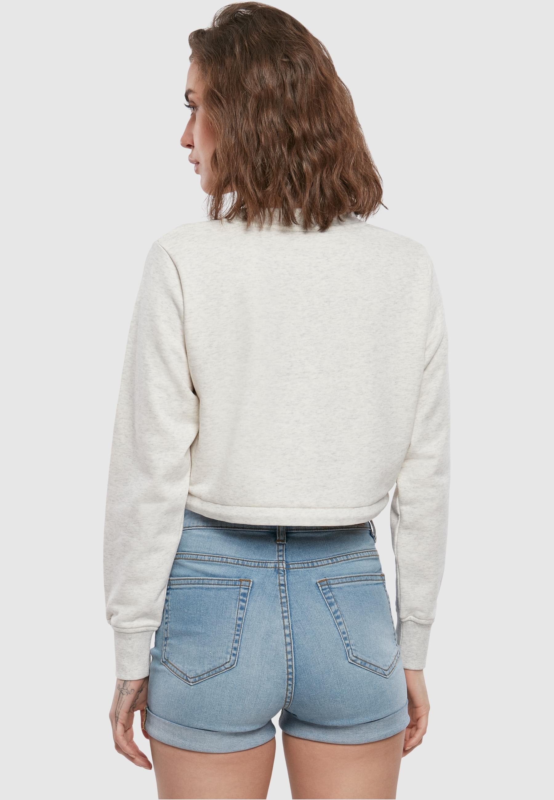 URBAN CLASSICS Sweatshirt »Urban Classics Damen Ladies Oversized Cropped Crewneck«, (1 tlg.)