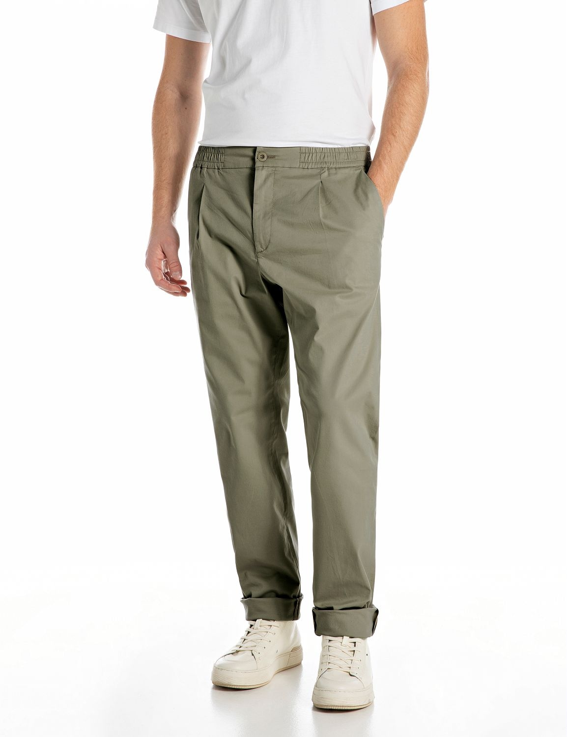 Replay Chinohose "ADHANN" im Tapered Fit günstig online kaufen