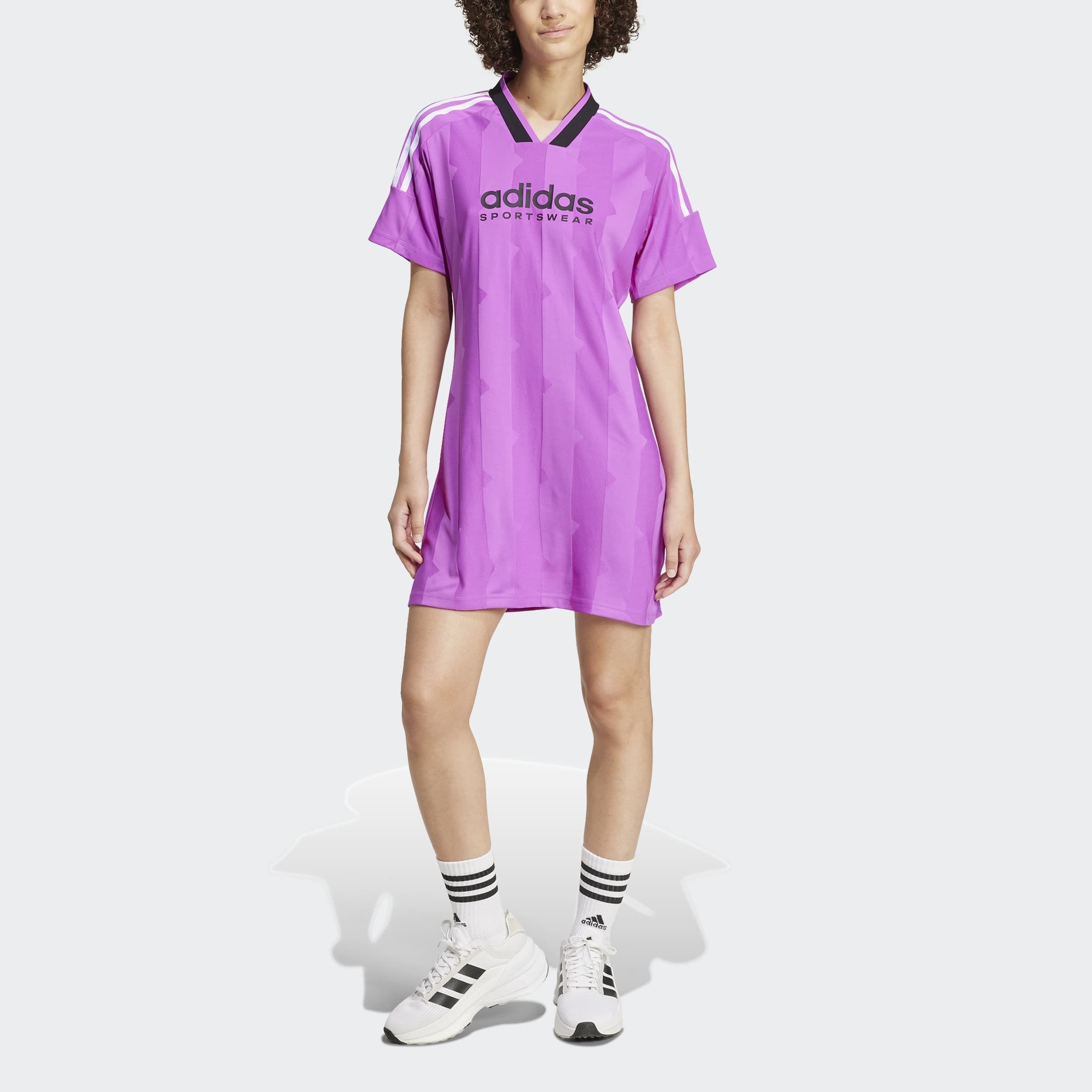 adidas Sportswear Shirtkleid »TIRO CUT 3-STREIFEN JACQUARD«