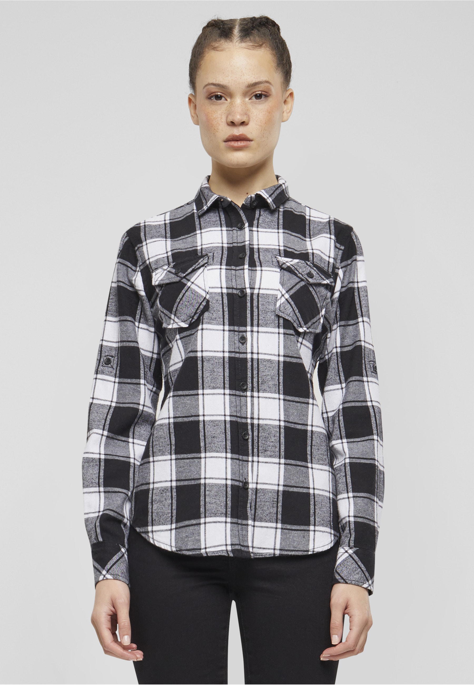 Brandit Langarmhemd »Brandit Damen Amy Flanell Shirt GIRLS« 1 Stk.