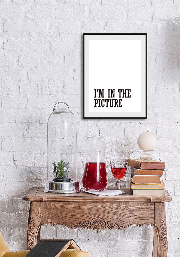 queence Bild "IM IN THE PICTURE", Schriftzug, (1 St.) günstig online kaufen