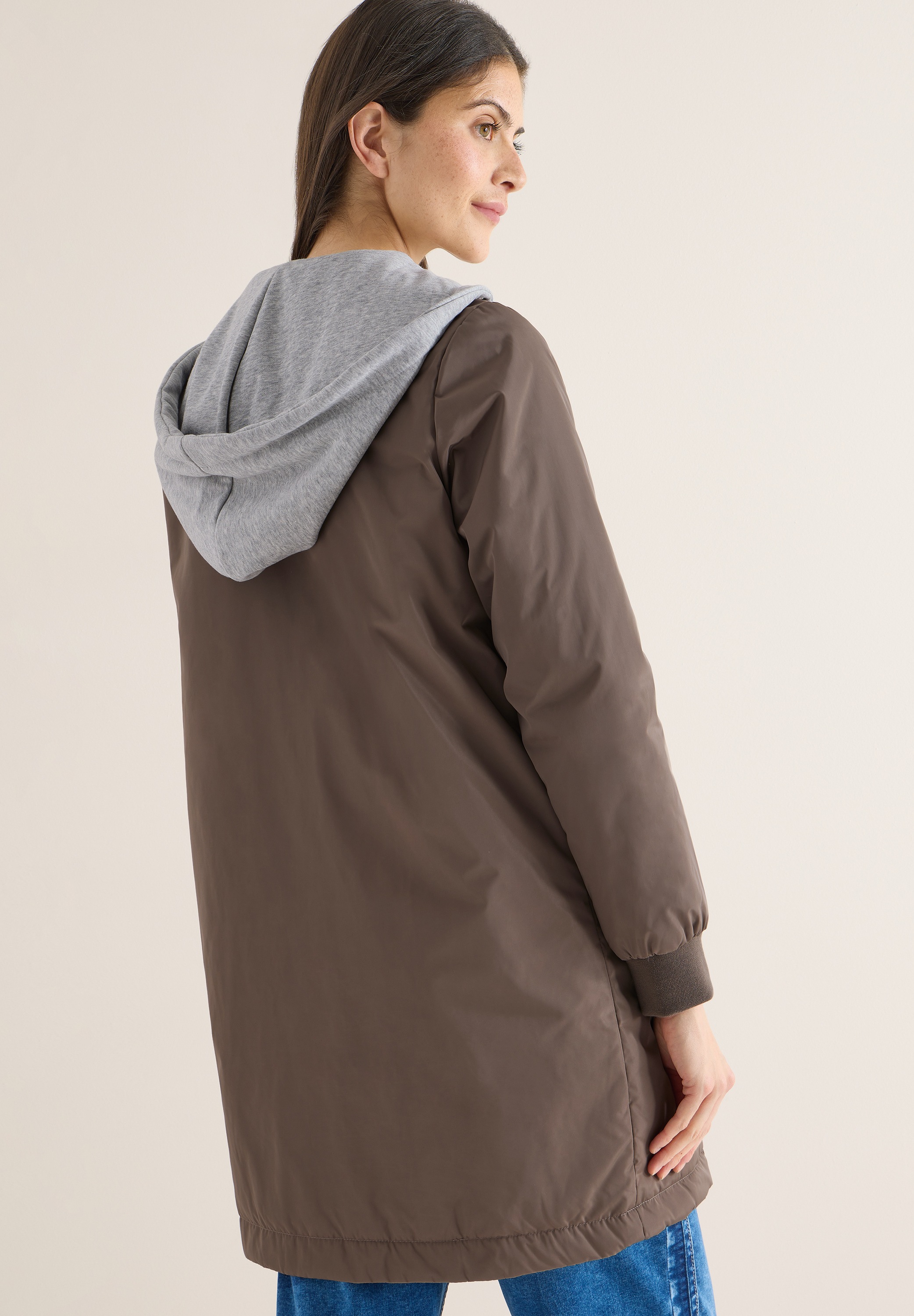 Cecil Langjacke mit Kapuze mit Reißverschlusstasche am Ärmel, mit Kapuze au günstig online kaufen