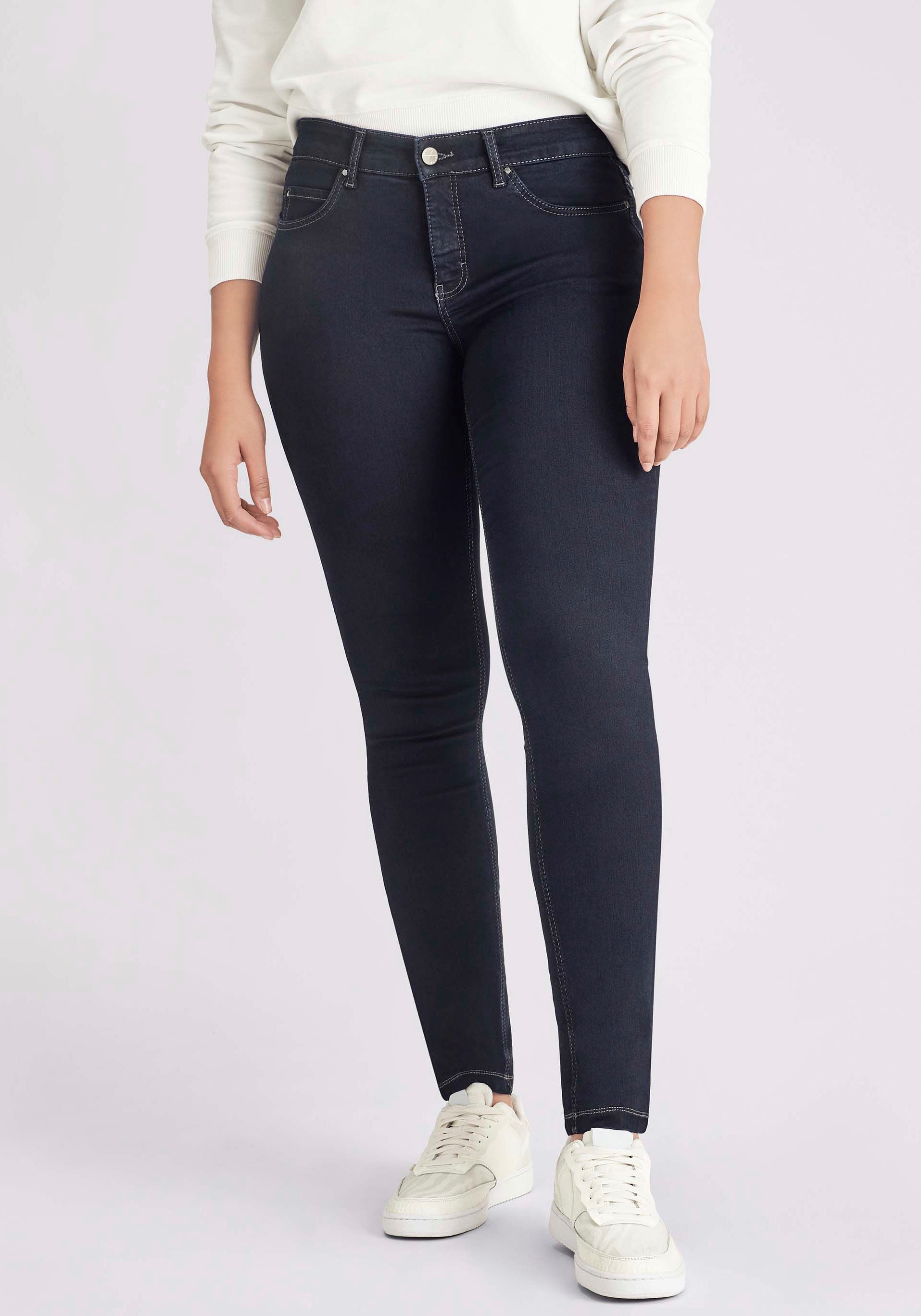 MAC Skinny-fit-Jeans "Dream Skinny", in hochelastische Qualität für den per günstig online kaufen