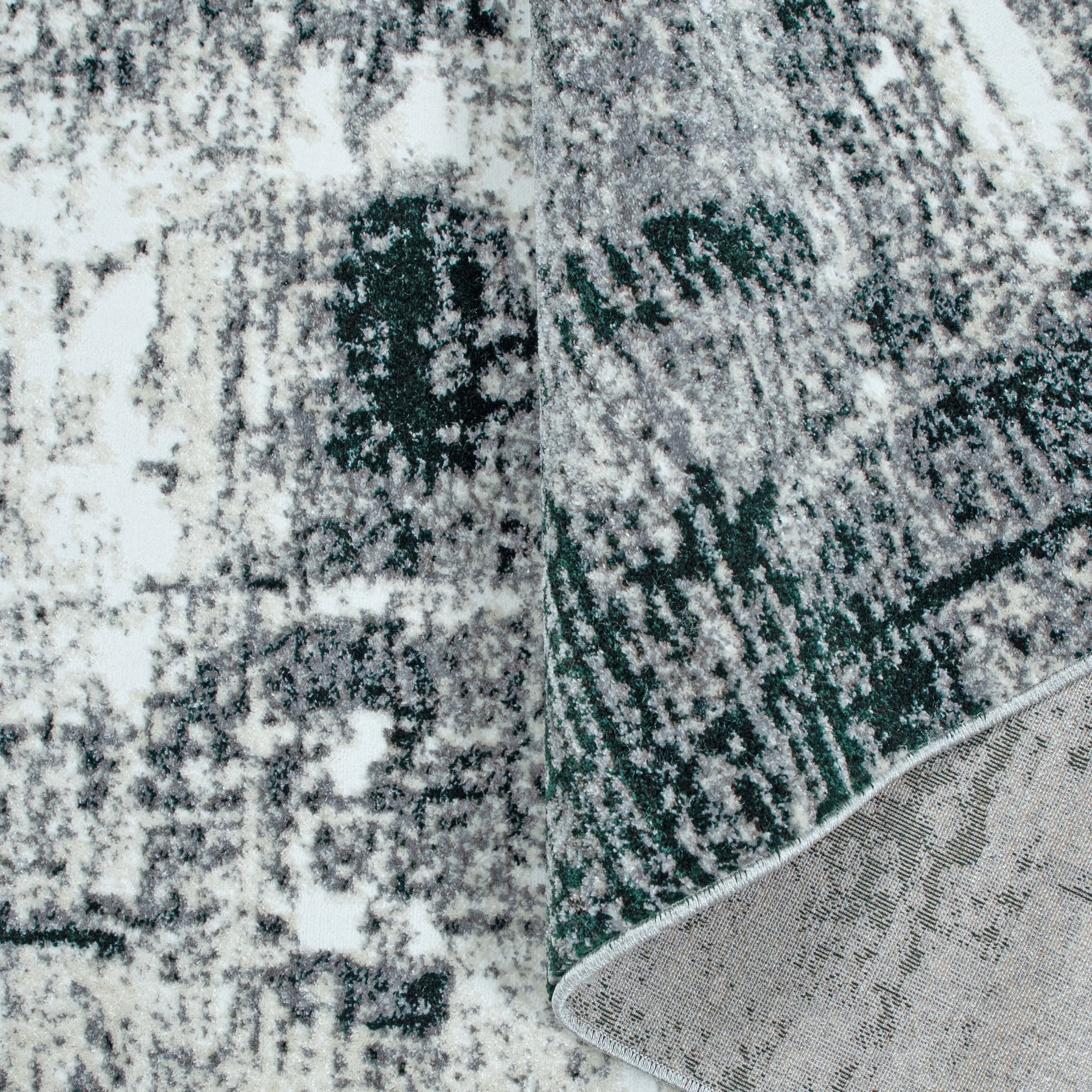 my home Teppich »Salsa« rechteckig 9 mm Höhe mit besonders weichem Flor, Kurzflor, im Vintage-Look, dichte Qualität