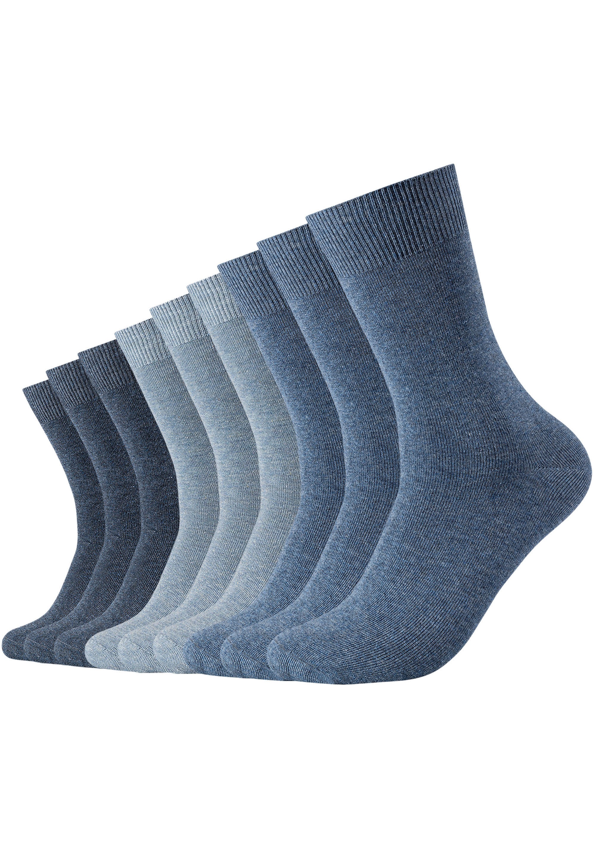 Camano Socken, (9er Pack), mit verstärktem Fersen- und Zehenbereich