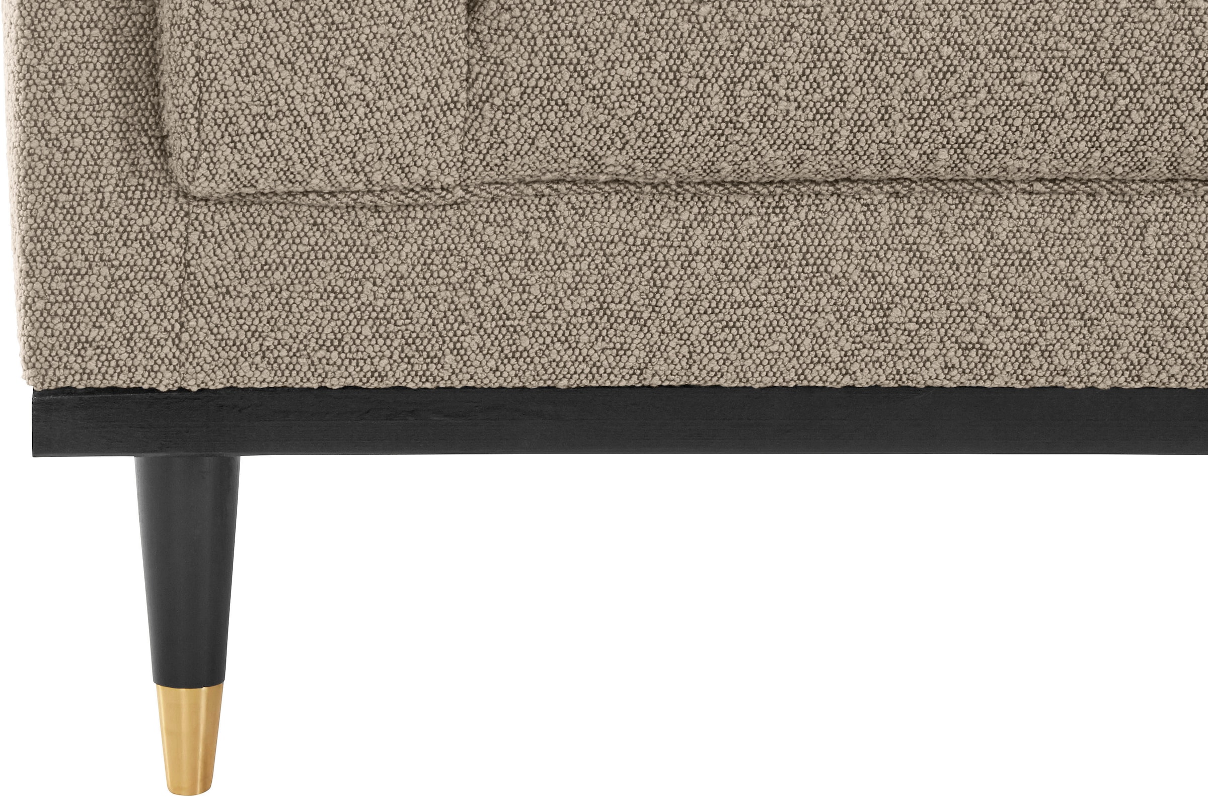 Guido Maria Kretschmer Home&Living 3-Sitzer »Chamby New«, im Bouclé-Strukturbezug mit Steppung im Lehnenbereich