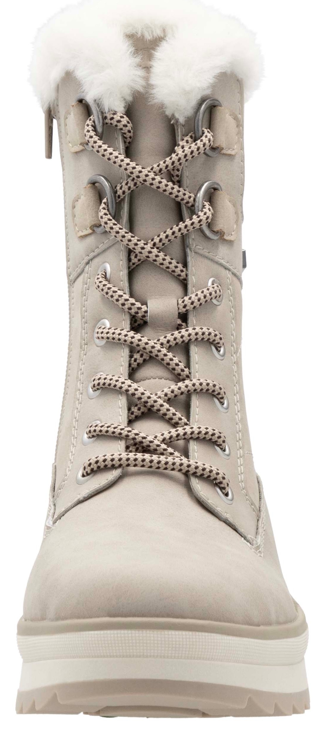 Remonte Winterboots, Keilabsatz, Plateau, Winterboots mit wasserabweisender TEX-Membran