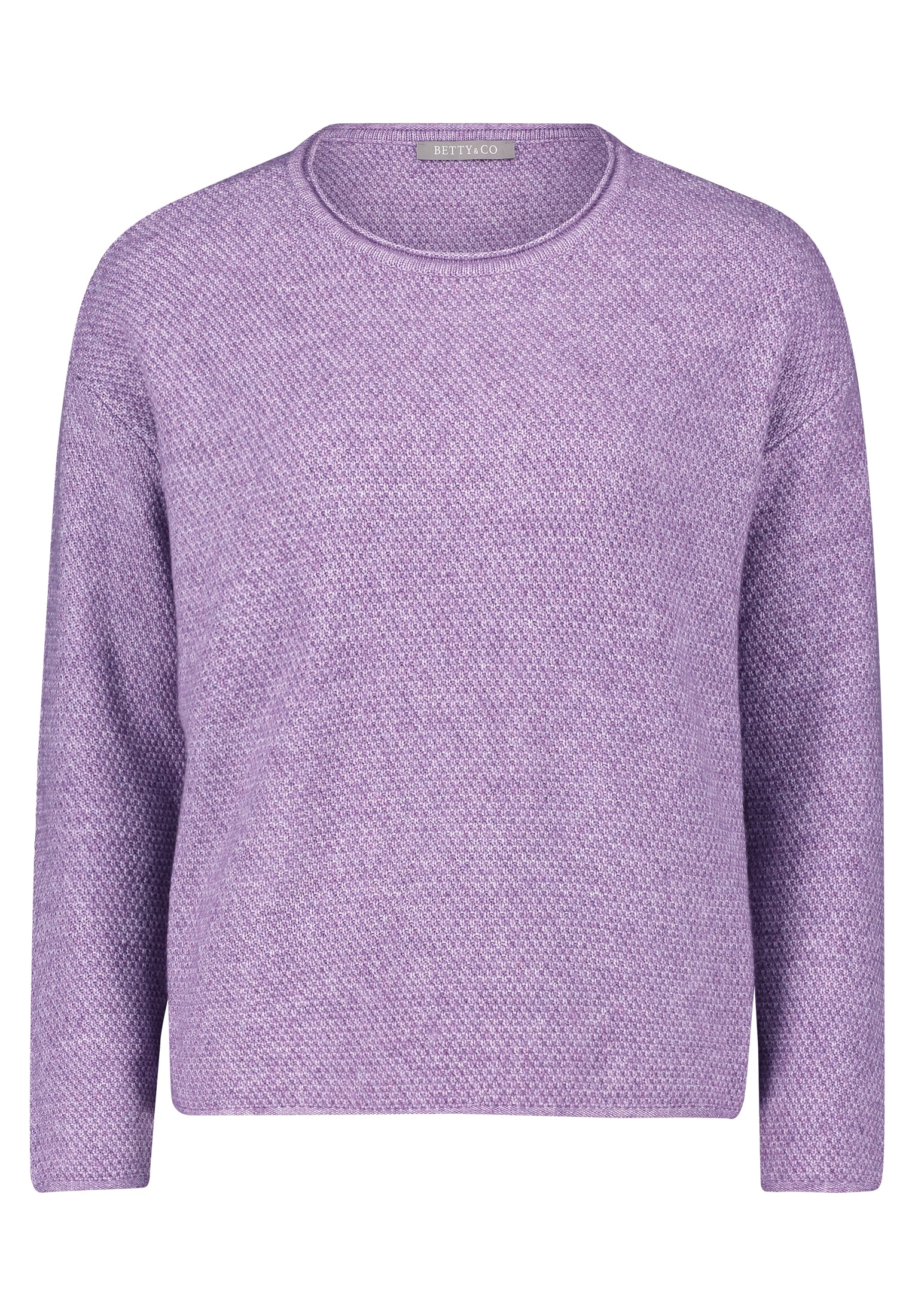 Betty&Co Strickpullover »Betty & Co Damen Strickpullover mit Rundhalsausschnitt«, (1 tlg.), Struktur