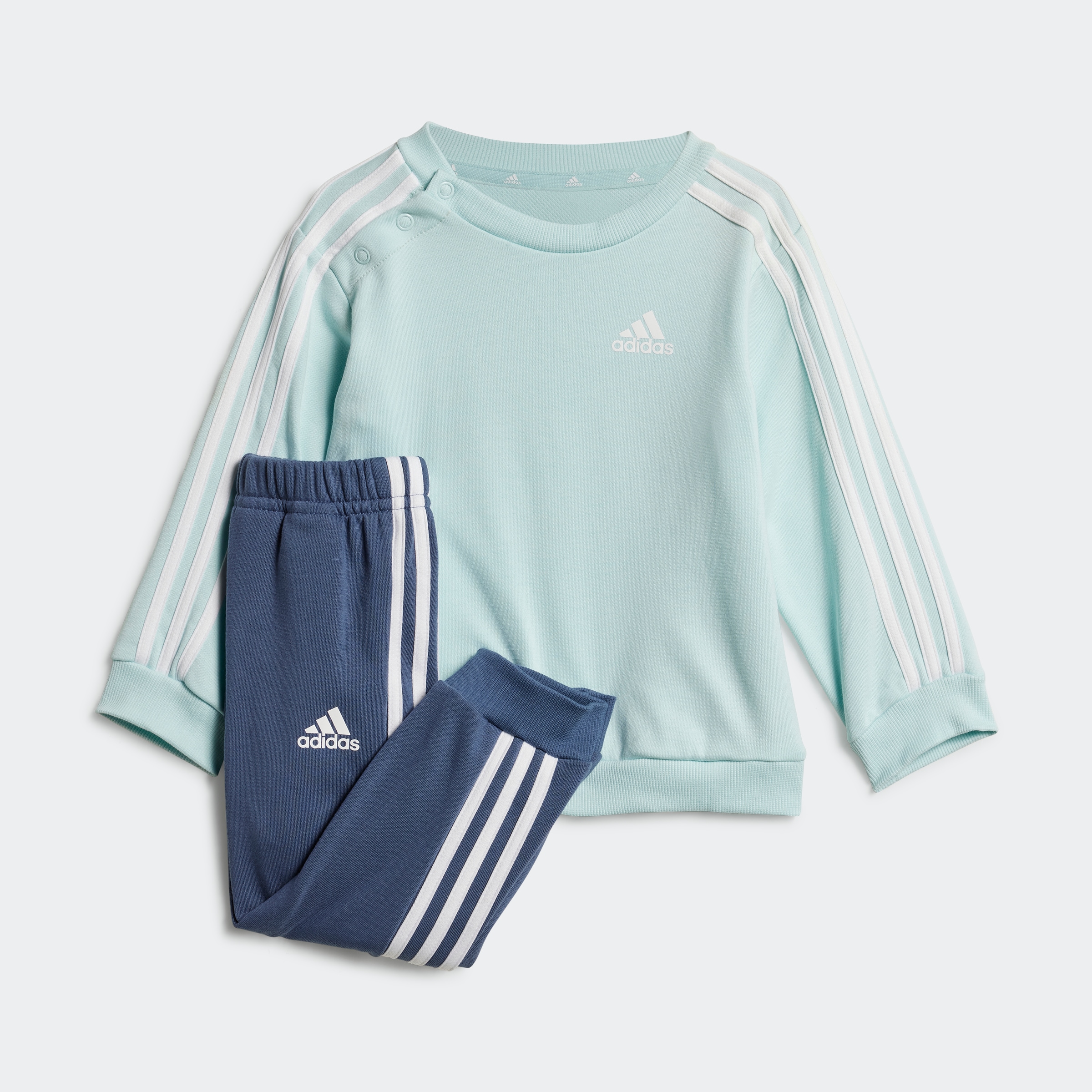 adidas Sportswear Trainingsanzug "ESSENTIALS 3STREIFEN KIDS JOGGINGANZUG", (2 tlg.)