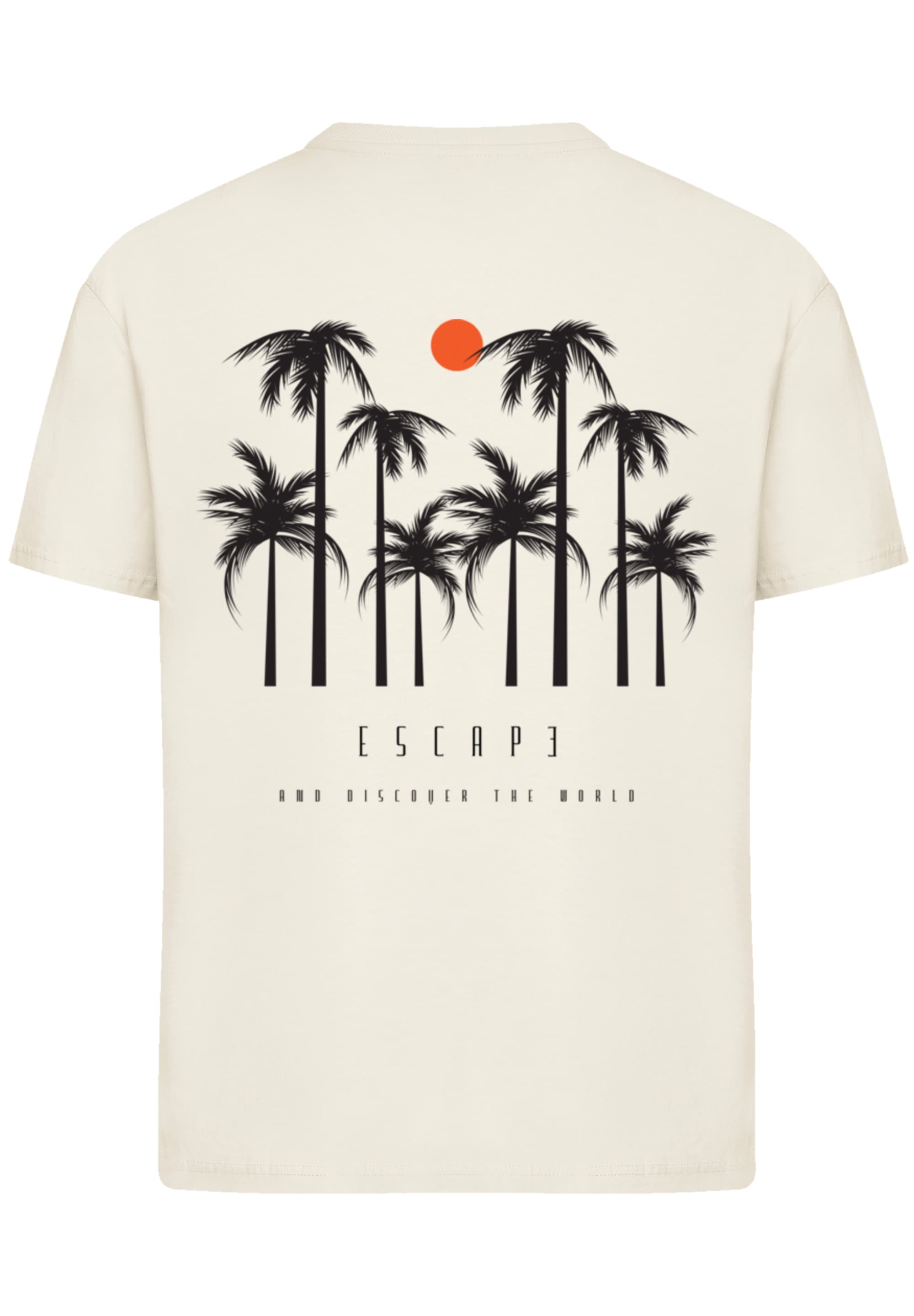 F4NT4STIC T-Shirt »Escape Discover the World Palm Trees«, Discover the World