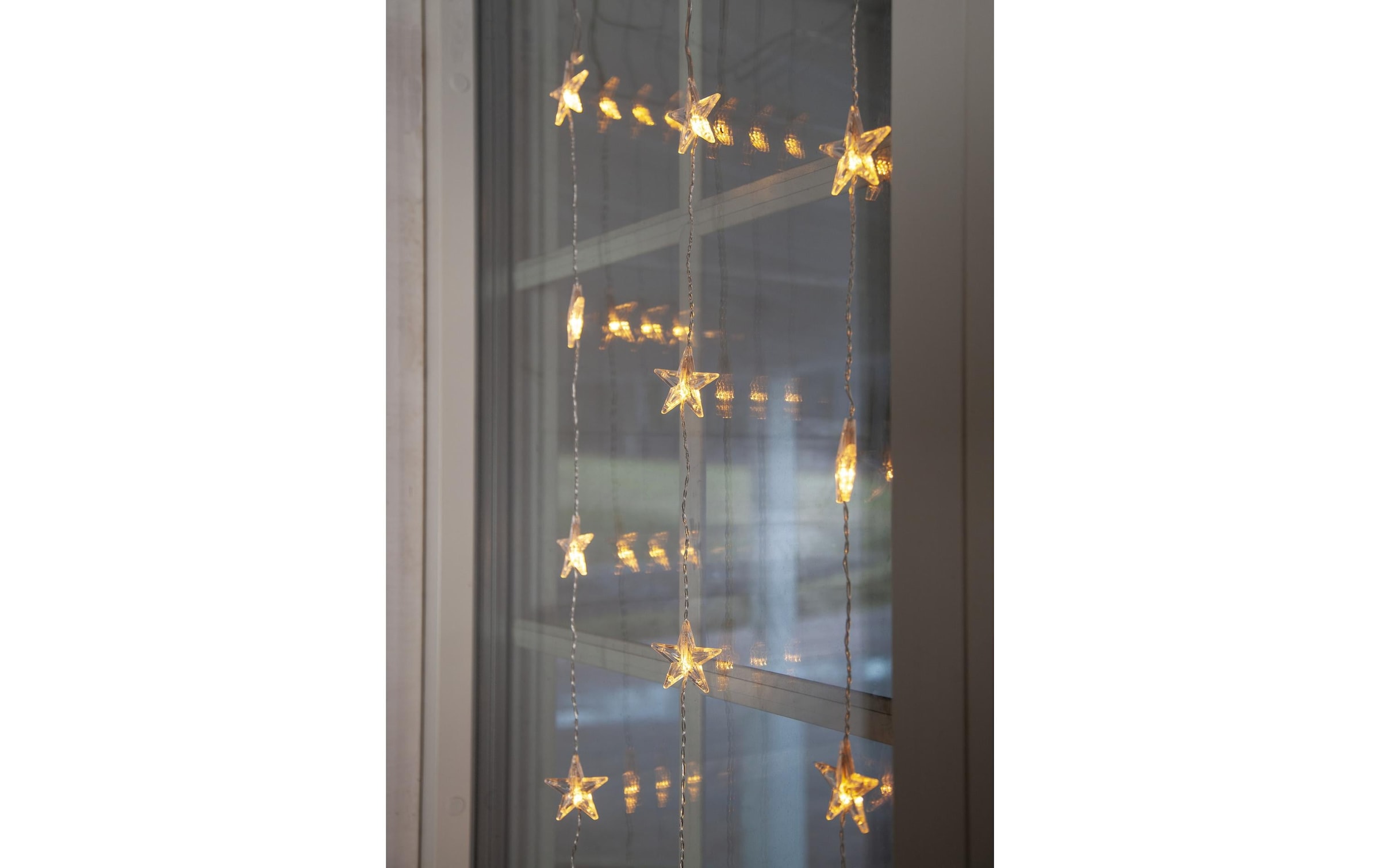 Parforce Traditional Hunting LED-Lichtervorhang »Sterne, Warmweiss, 30 LED« 30 Stk.-flammig