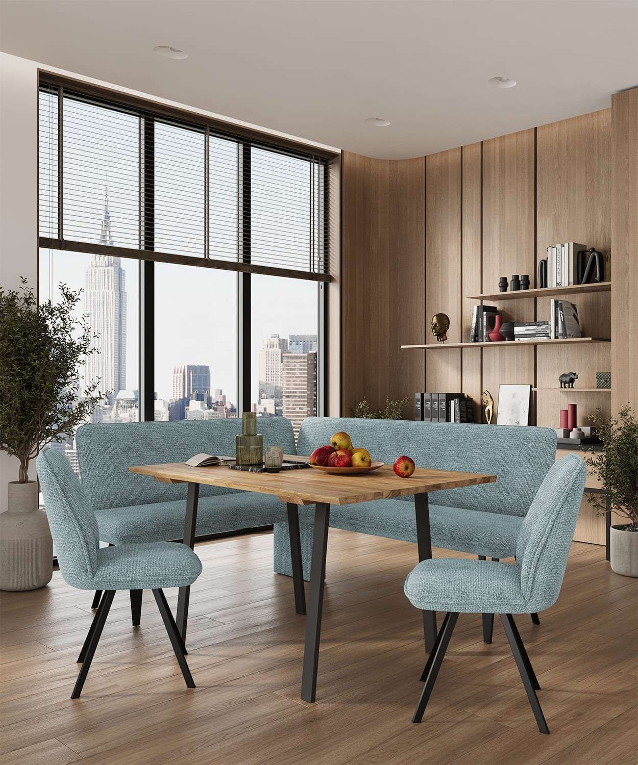 Home affaire Esszimmerstuhl "Mily Essstuhl, Wohnstuhl, Polsterstuhl, 4-Fußs günstig online kaufen