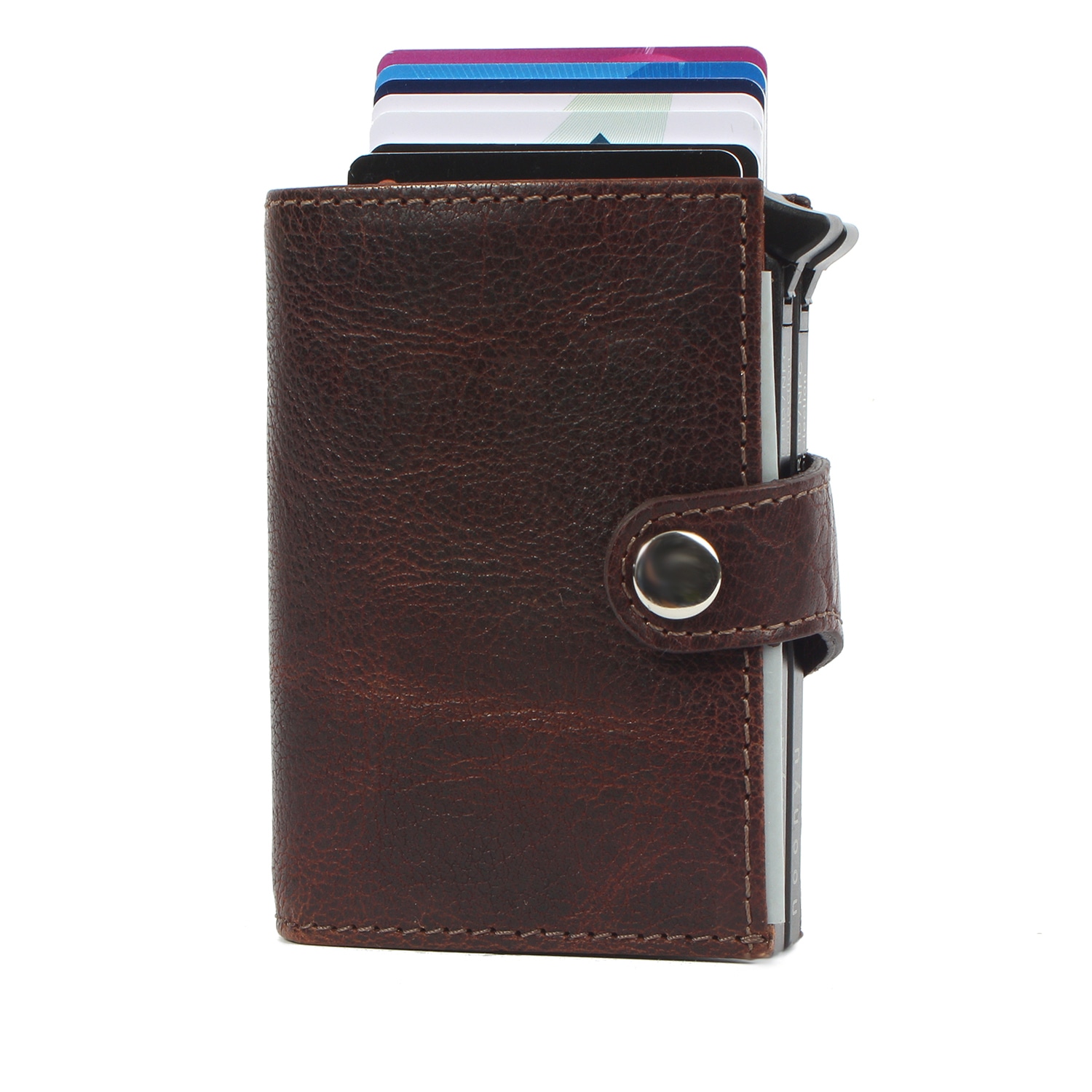 Margelisch Mini Geldbörse BAUR Kreditkartenbörse aus »noonyu Upcycling bestellen RFID online | leather«, Leder double