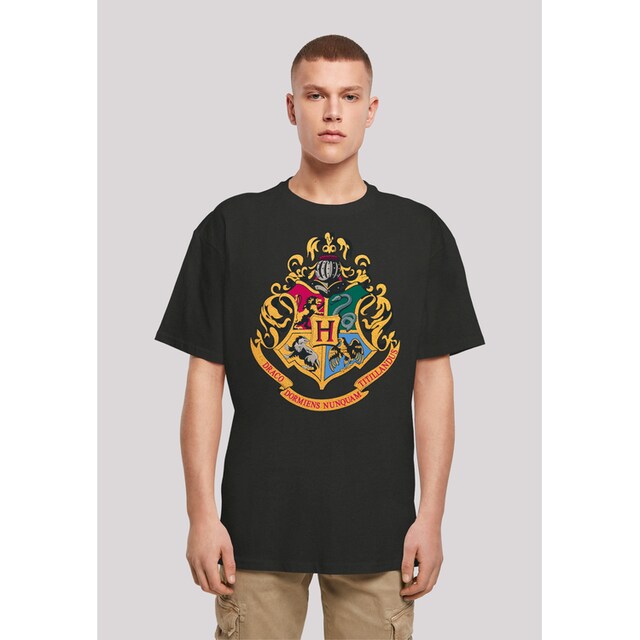 F4NT4STIC T-Shirt »Harry Potter Hogwarts Crest Gold«, Print ▷ bestellen |  BAUR