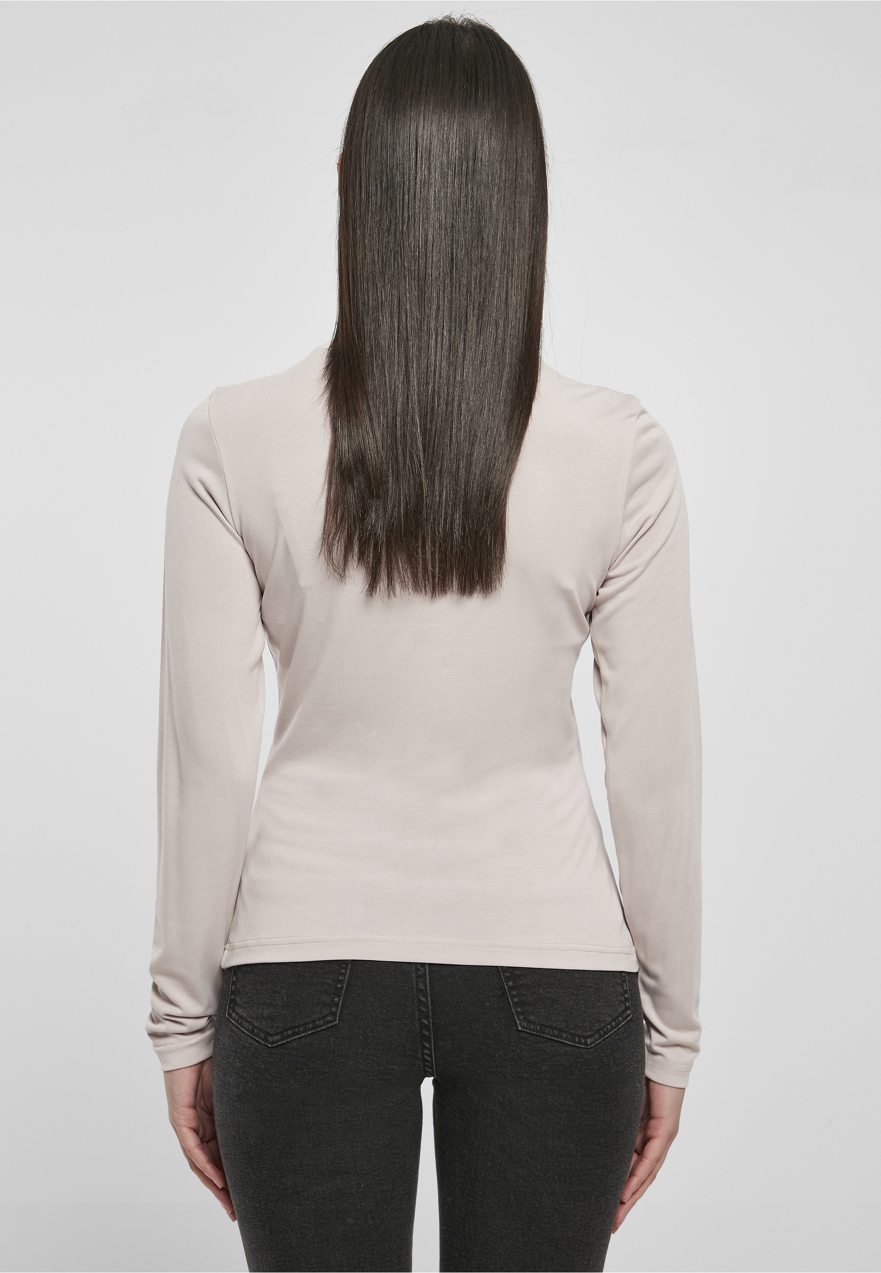 URBAN CLASSICS Langarmshirt »Urban Classics Damen Ladies Modal Turtleneck Longsleeve« 1 Stk.