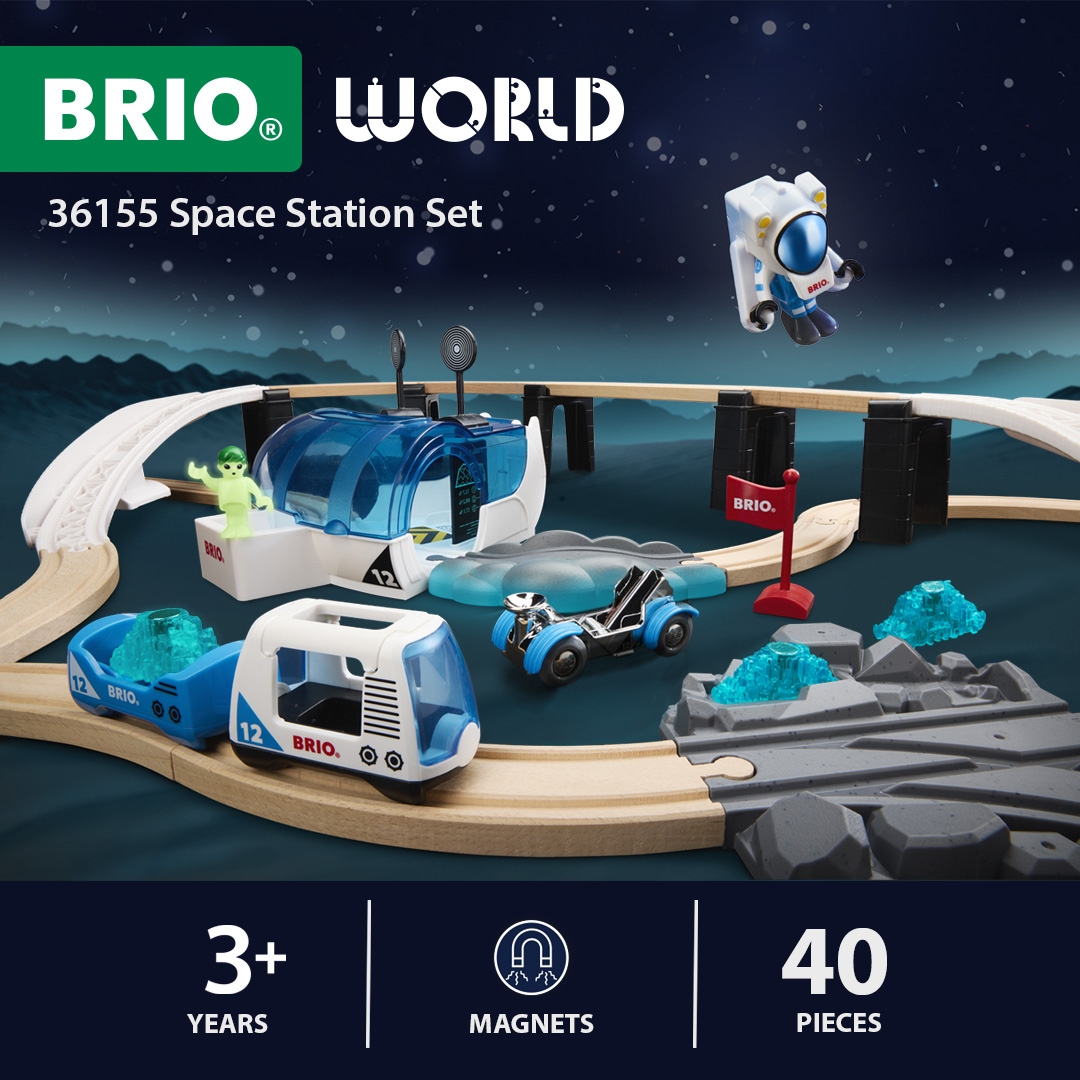 BRIO® Spielwelt »BRIO World - Großes Weltraumstations-Set (36155)«