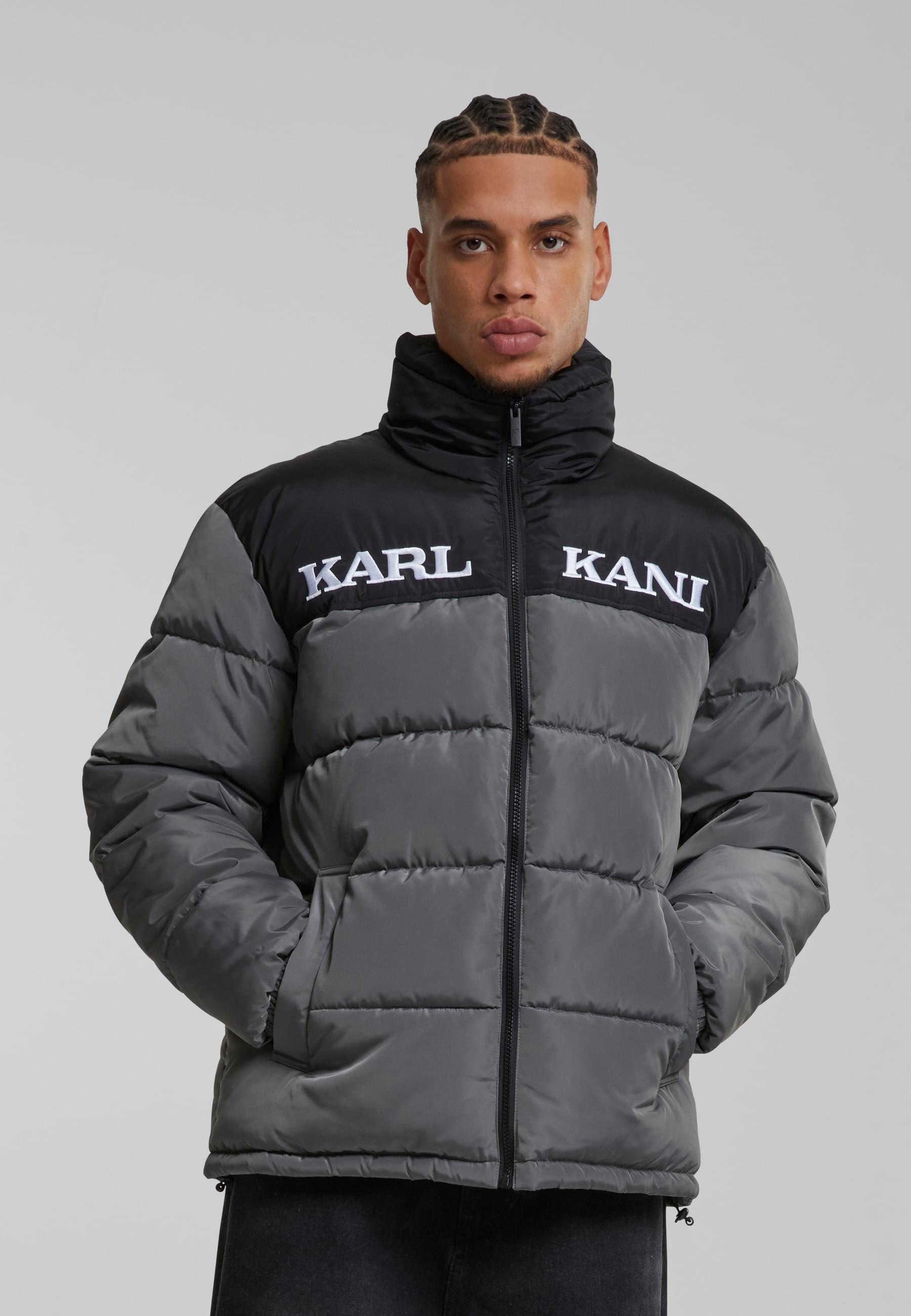 Karl Kani Winterjacke »Karl Kani Karl Kani Retro Essential Puffer Jacket«, (1 St.), ohne Kapuze