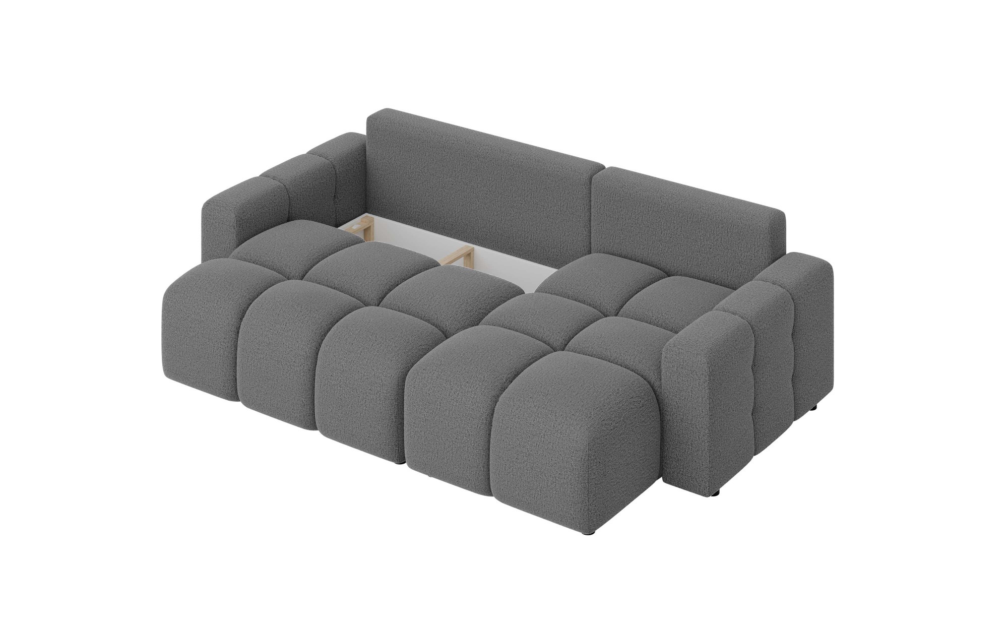 INOSIGN Ecksofa »FELICI, Schlafsofa 233cm, L-Form mit Recamiere beidseitig montierbar«, Designsofa mit Bettfunktion und Bettkasten, Maße B/T/H: 233/142/88 cm