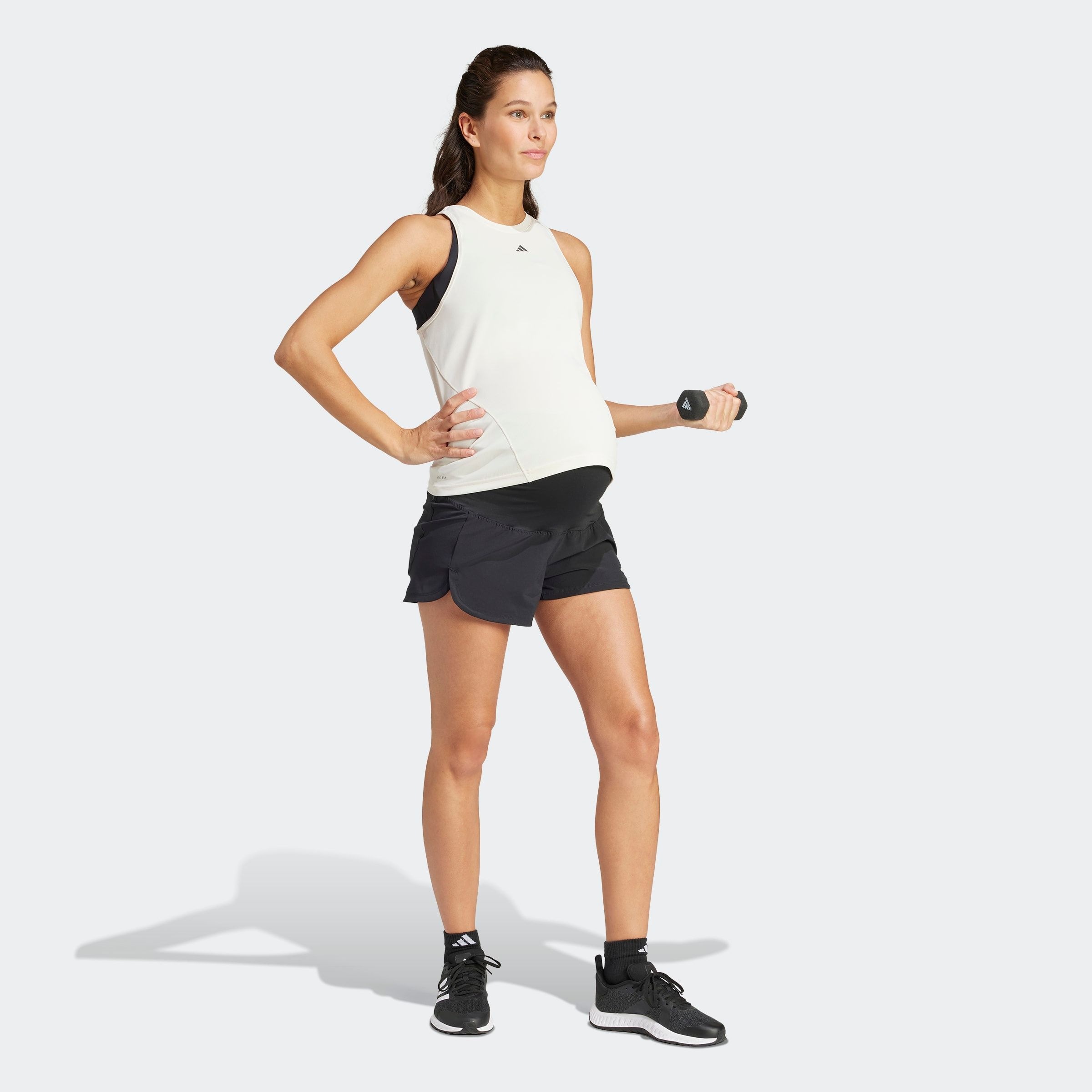 Thumbnail - adidas Performance Shorts "PACER MATERNITY" Trainingsshorts für Schwangere, locker geschnitten